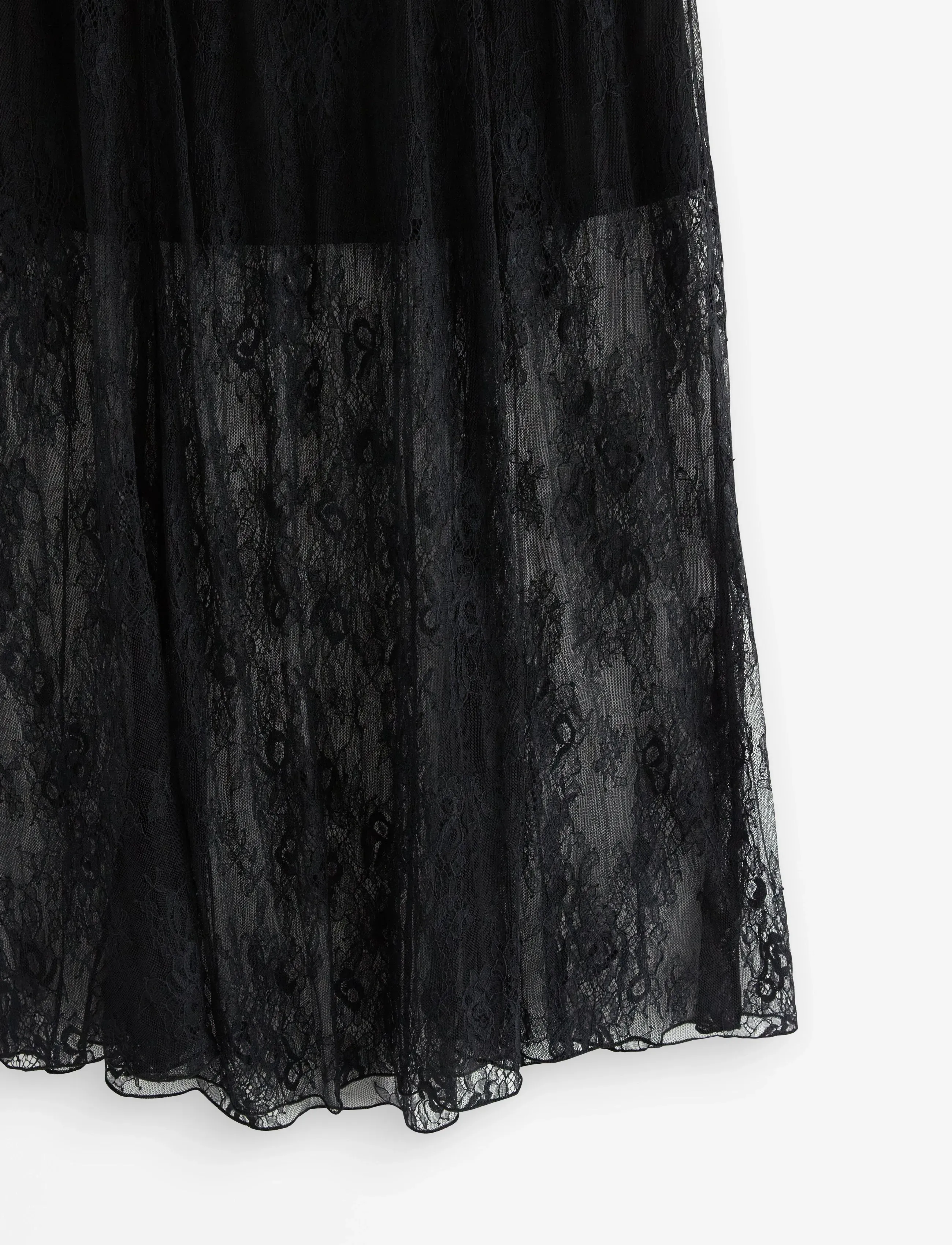 Lindex - Skirt Ivana Lace - black - 5