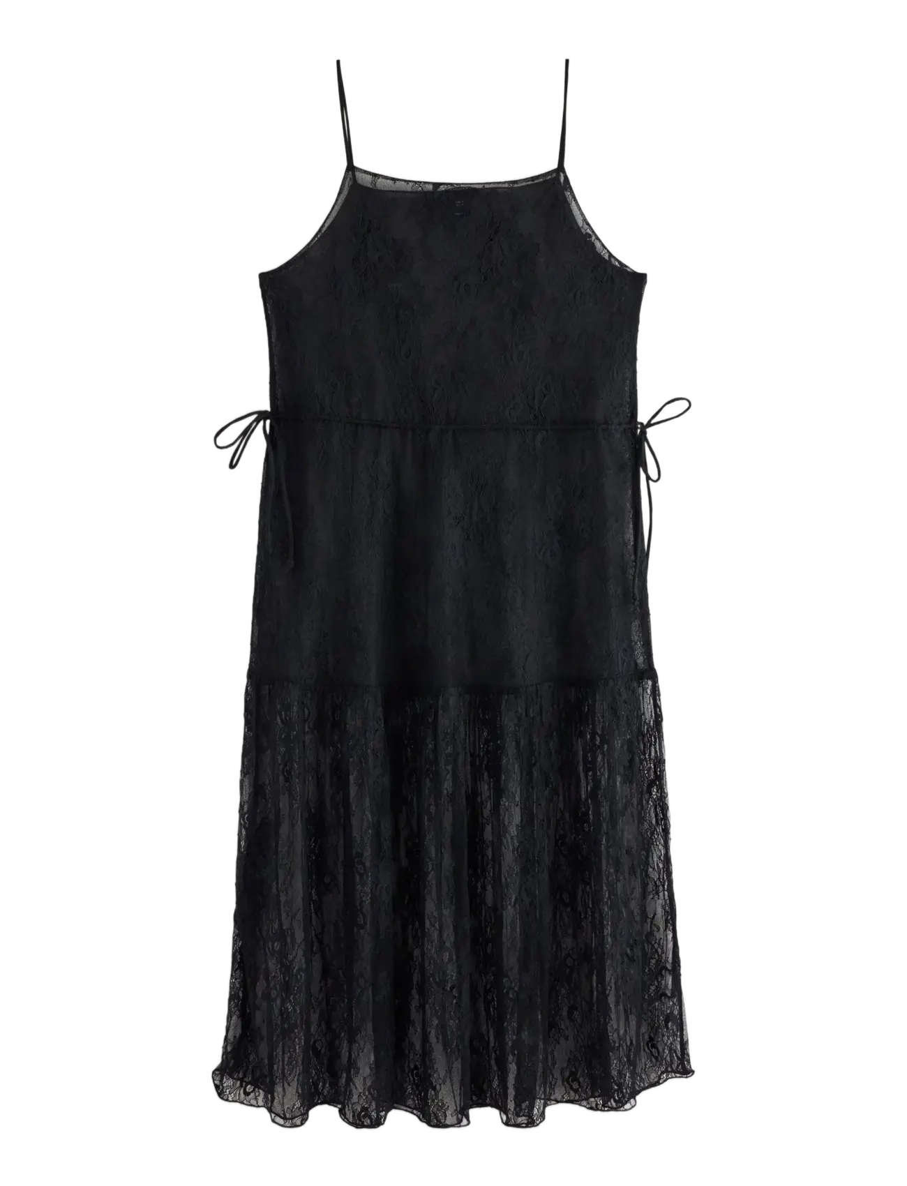 Lindex Dress Fia - Lace dresses - BLACK / black