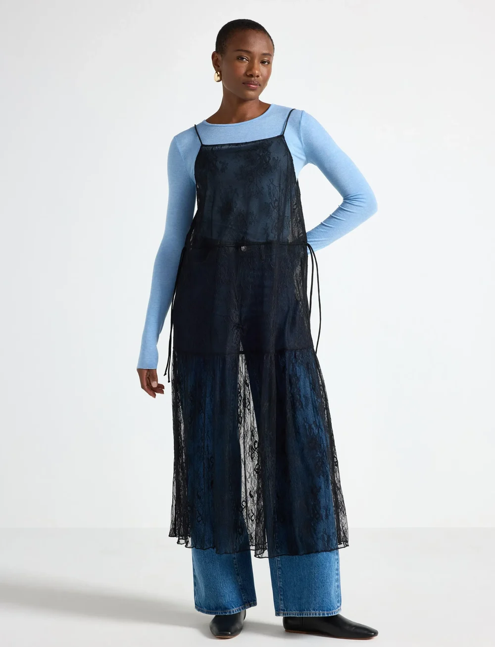 Lindex - Dress Fia - blondekjoler - black - 0