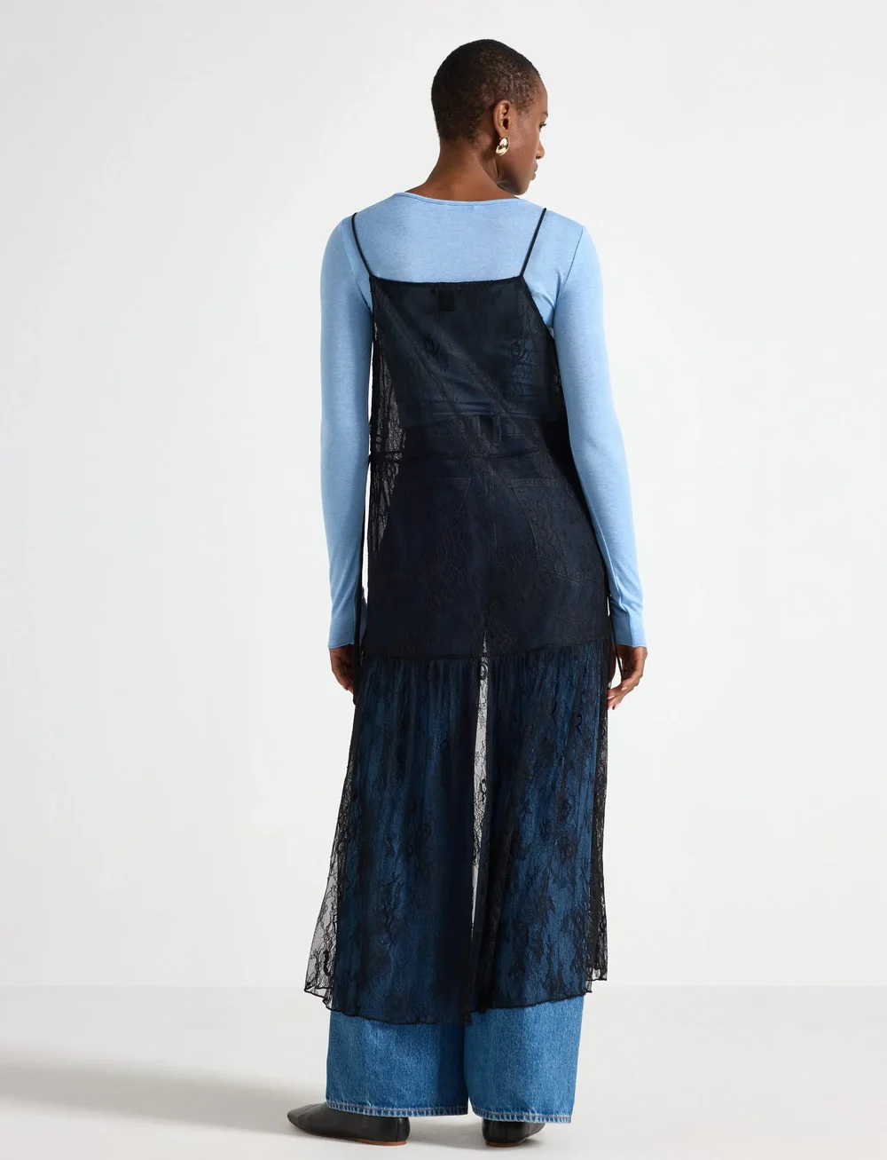 Lindex - Dress Fia - blondekjoler - black - 3