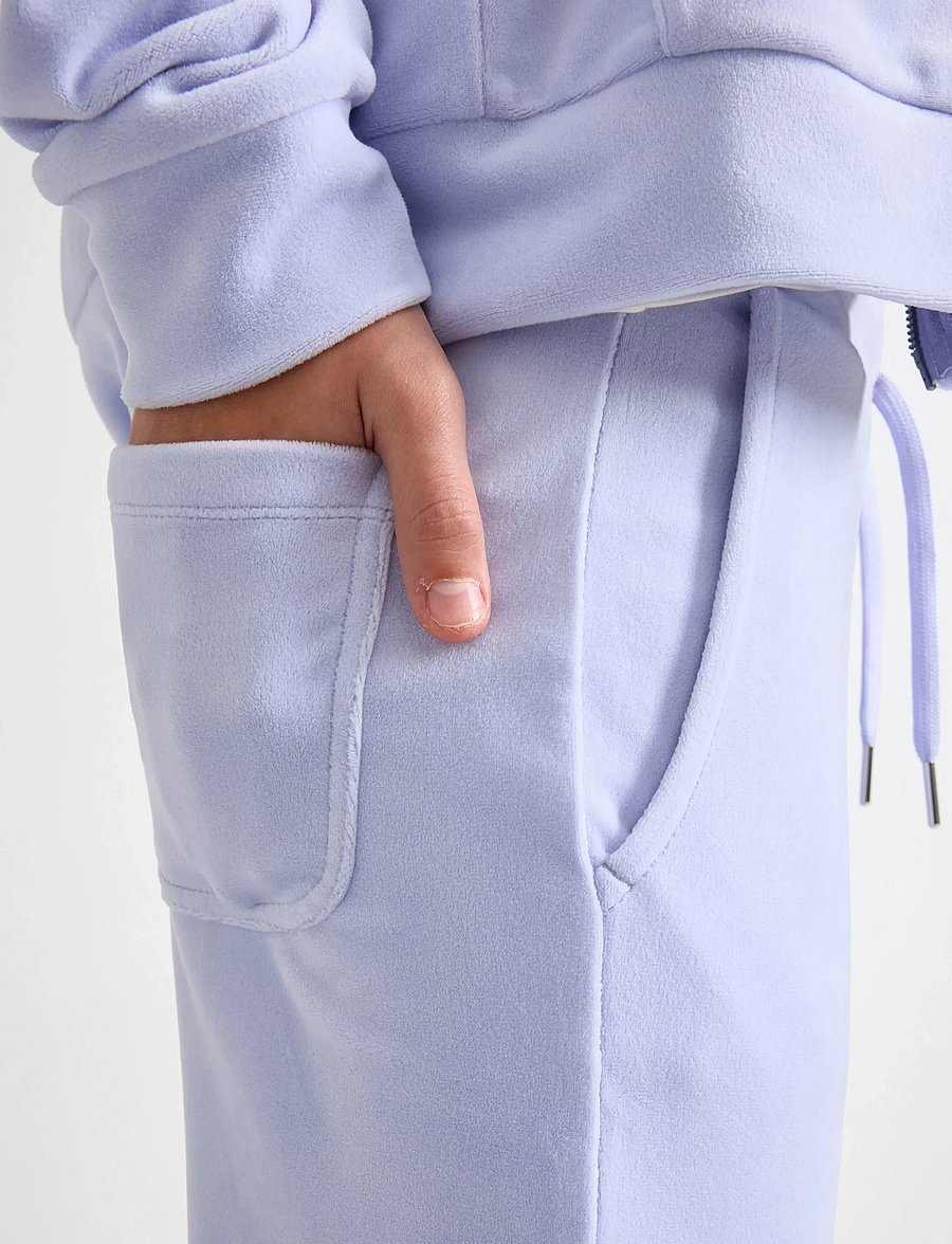 Lindex - Trouser Velour - byxor - light lilac - 4