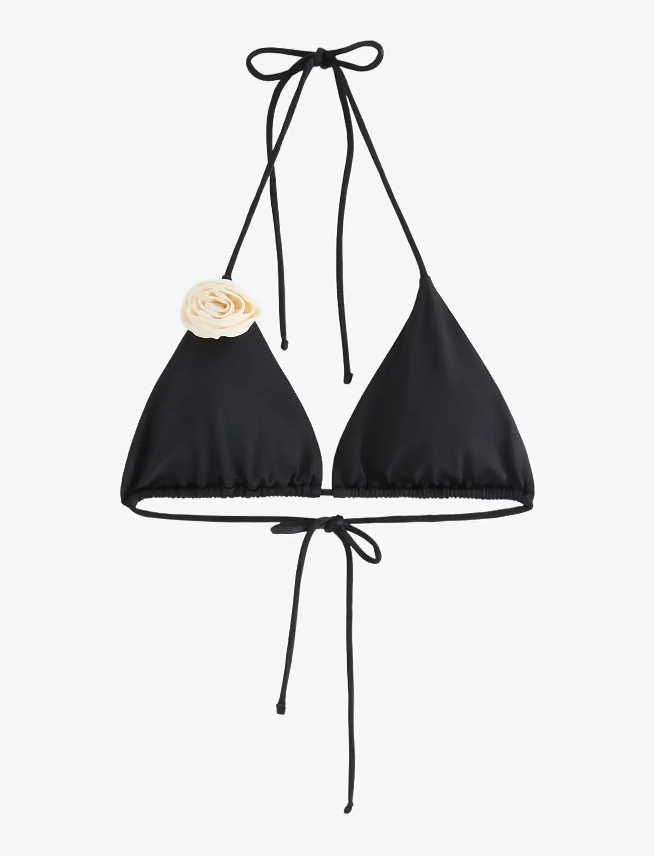 Lindex - Triangle bikini bra - triangle bikinis - black - 1