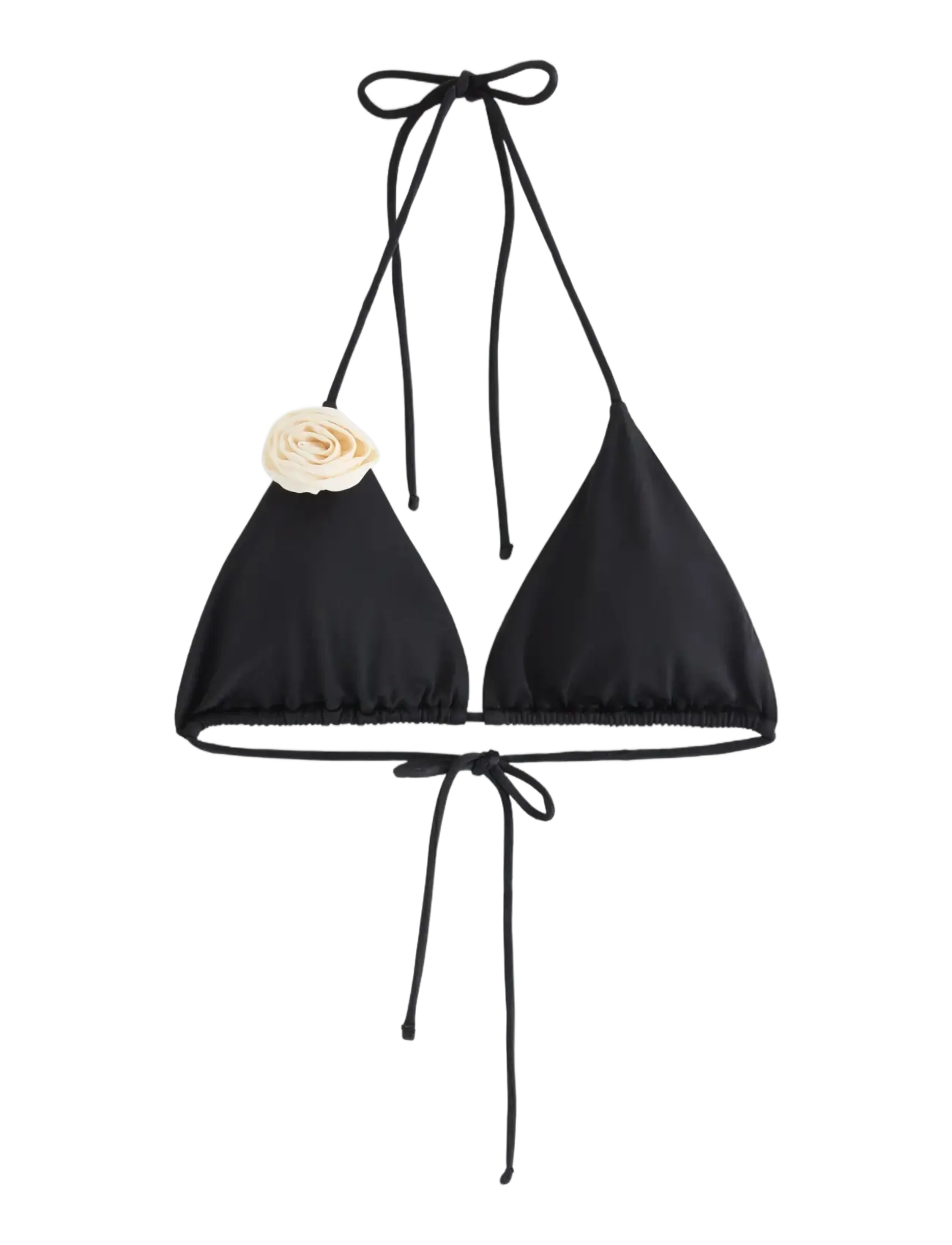 Lindex Triangle bikini bra - Apģērbi - BLACK / black