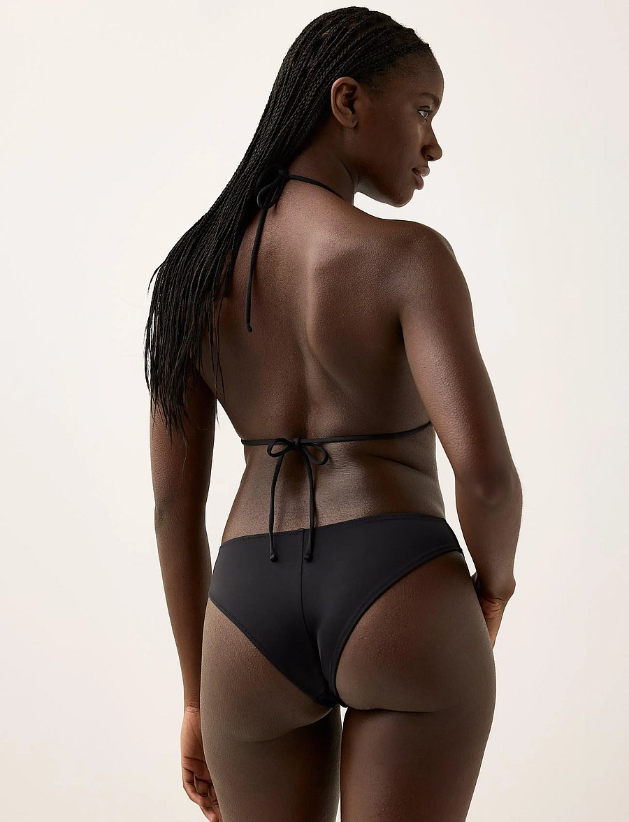 Lindex - Triangle bikini bra - kolmiobikinit - black - 3