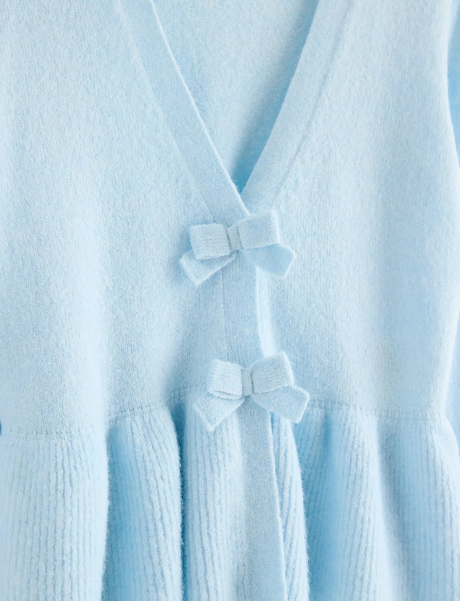 Lindex - Cardigan with peplum design - cardigans - light blue - 5