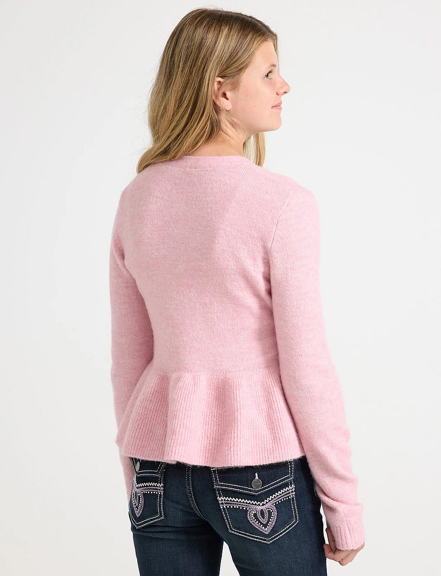 Lindex - Cardigan with peplum design - cardigans - light pink - 3