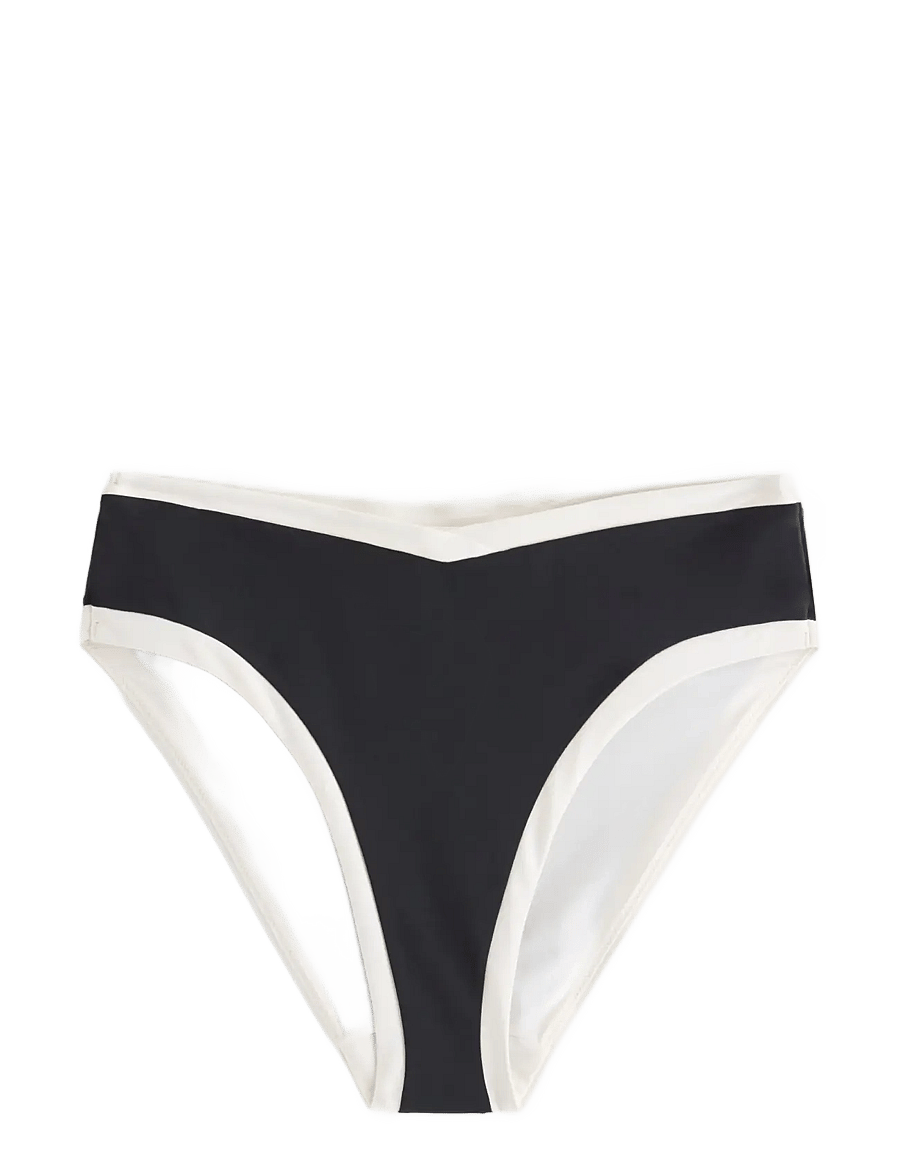 Lindex - Bikini bottom - højtaljede bikinitrusser - black - 1