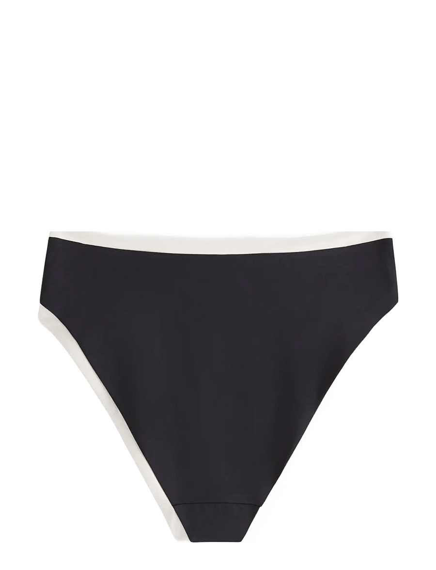 Lindex - Bikini bottom - højtaljede bikinitrusser - black - 2