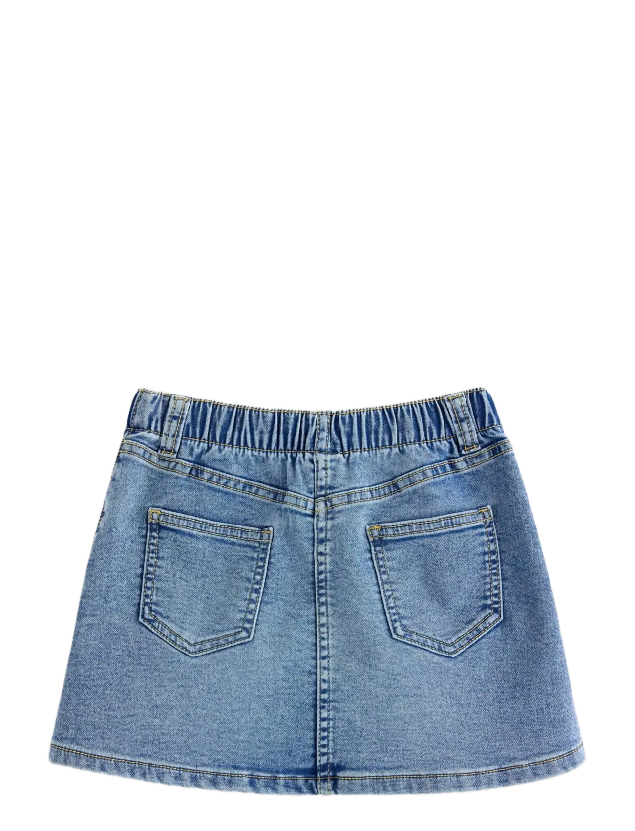Lindex - skirt denim emb flowers - short skirts - denim - 2
