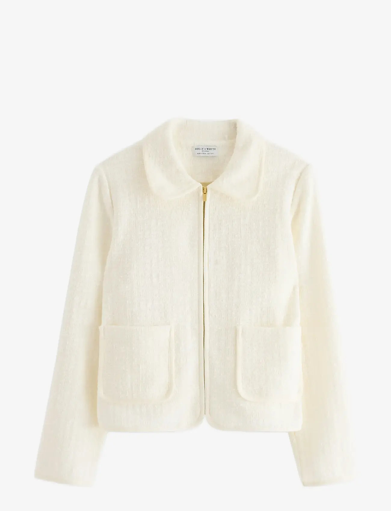 Lindex - Jacket Thais - bouclé - light dusty white - 1