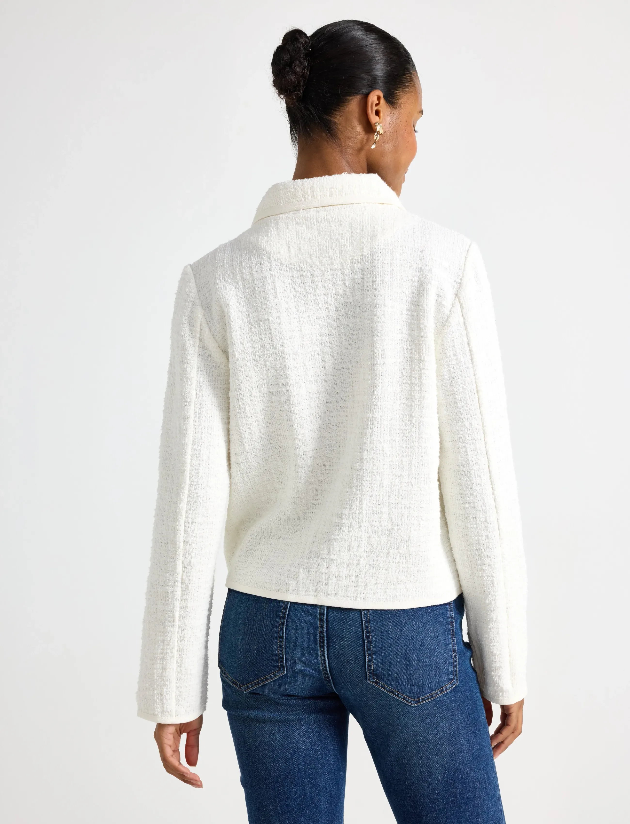 Lindex - Jacket - boucles - light dusty white - 3