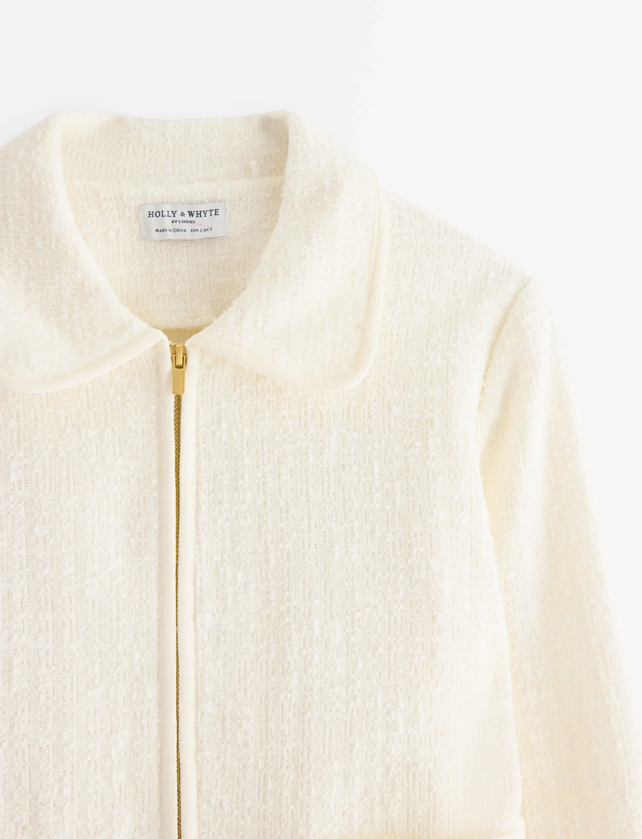 Lindex - Jacket - boucles - light dusty white - 5