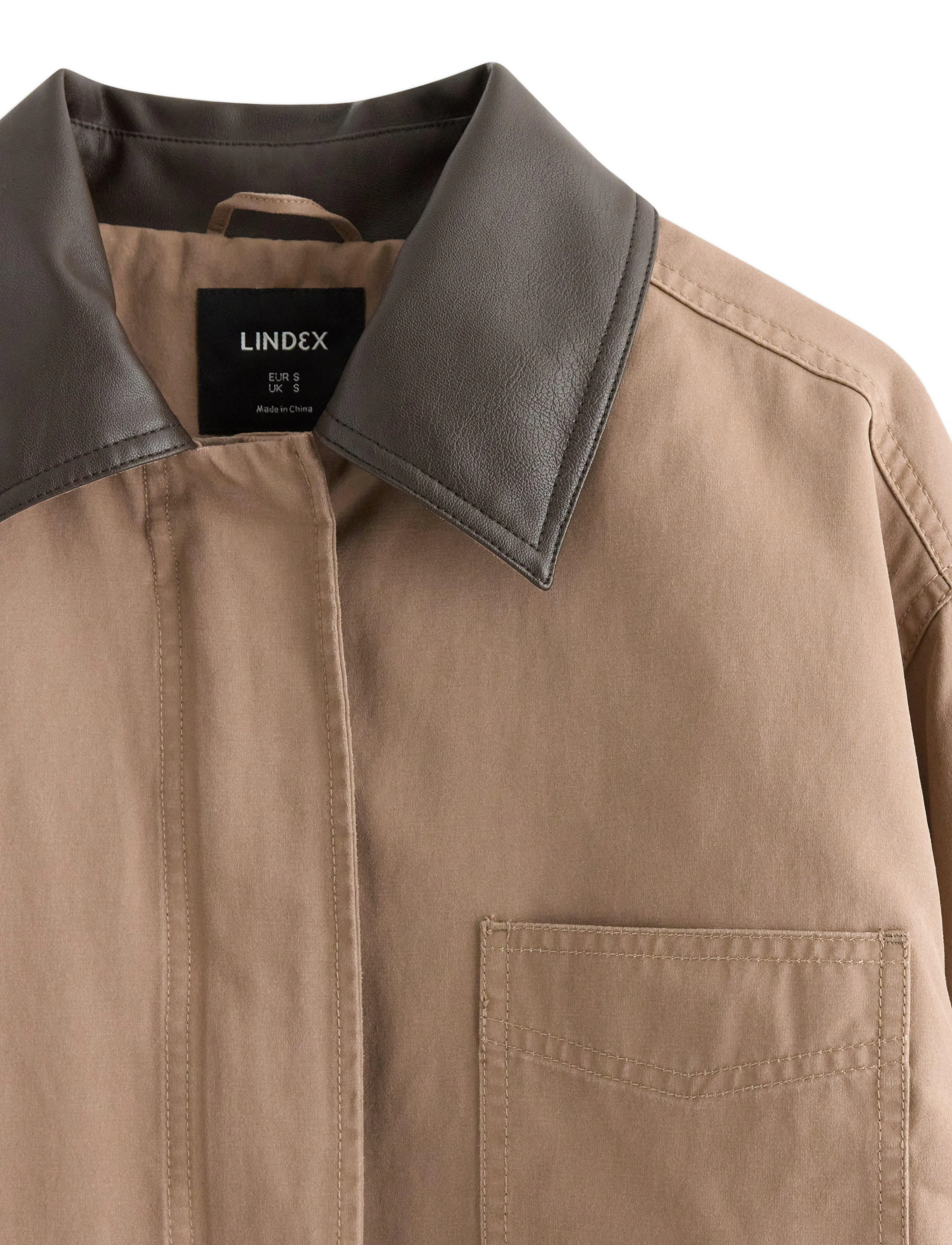 Lindex - Jacket - utility jackets - light dusty brown - 5