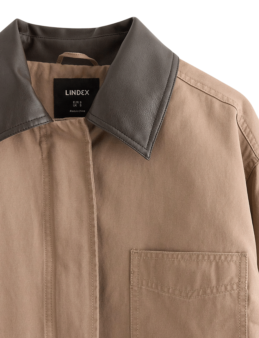 Lindex - Jacket - utility-jacken - light dusty brown - 5