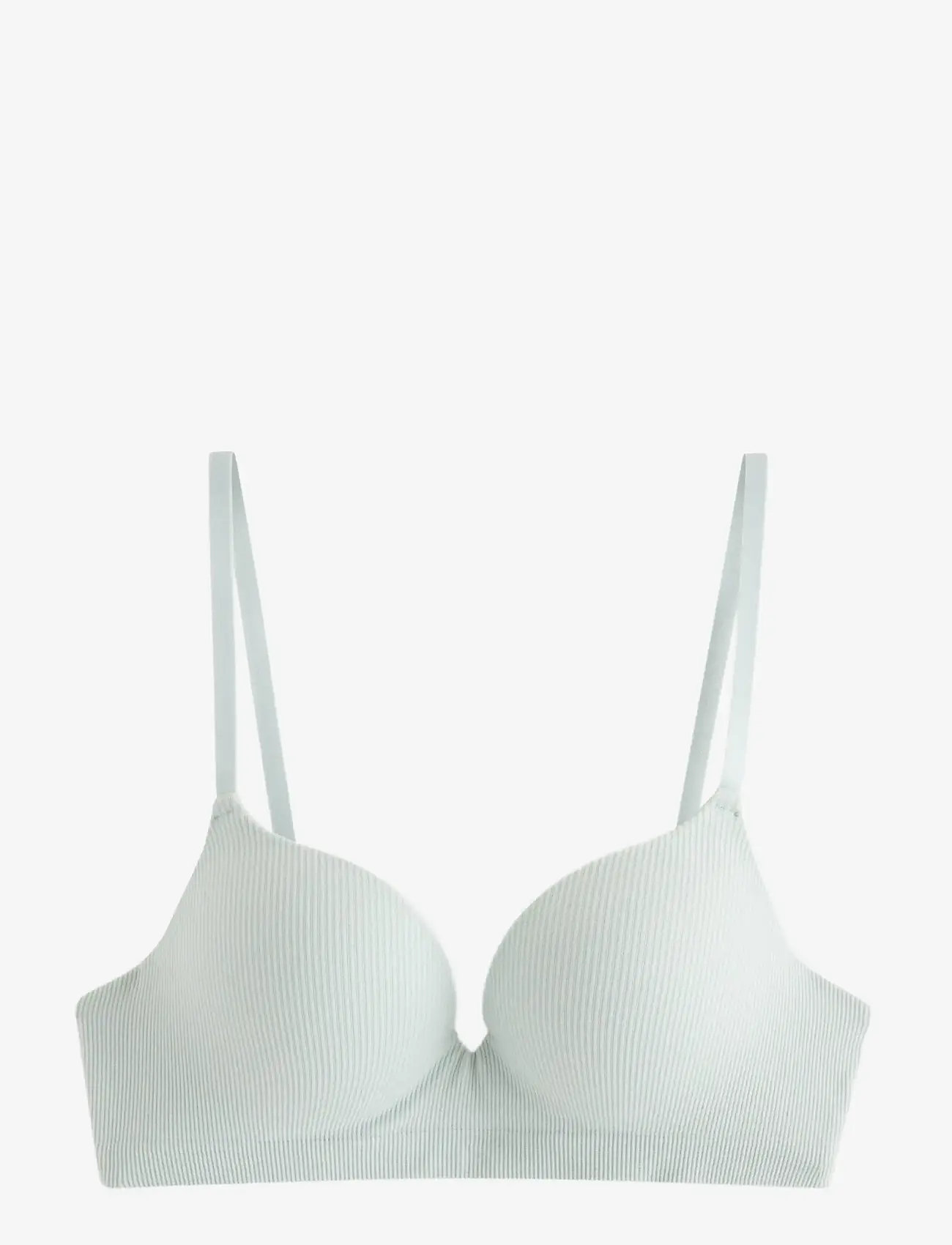 Lindex - Bra Malva seamless rib - push up rinnahoidjad - light aqua - 1