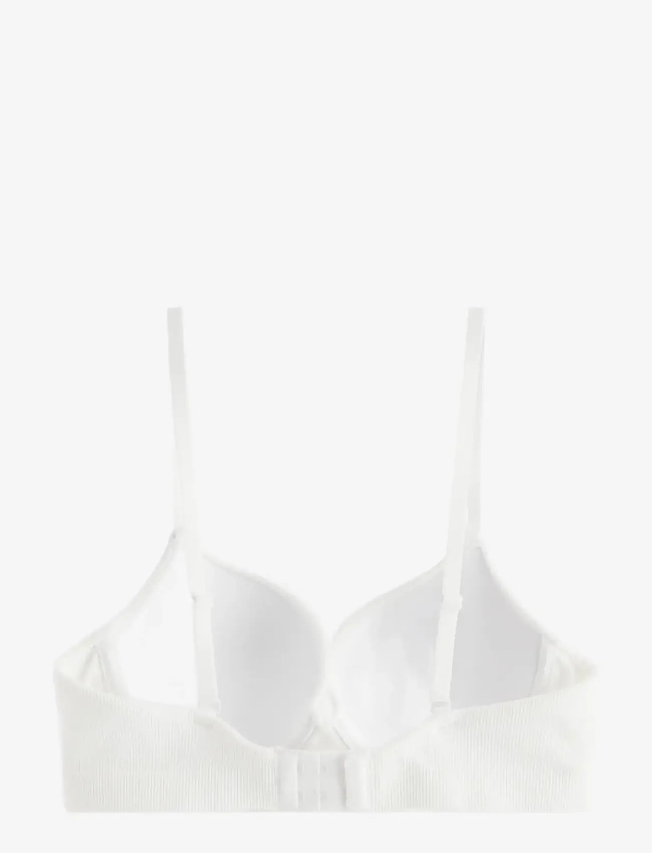 Lindex - Bra Malva seamless rib - push up bhs - white - 2