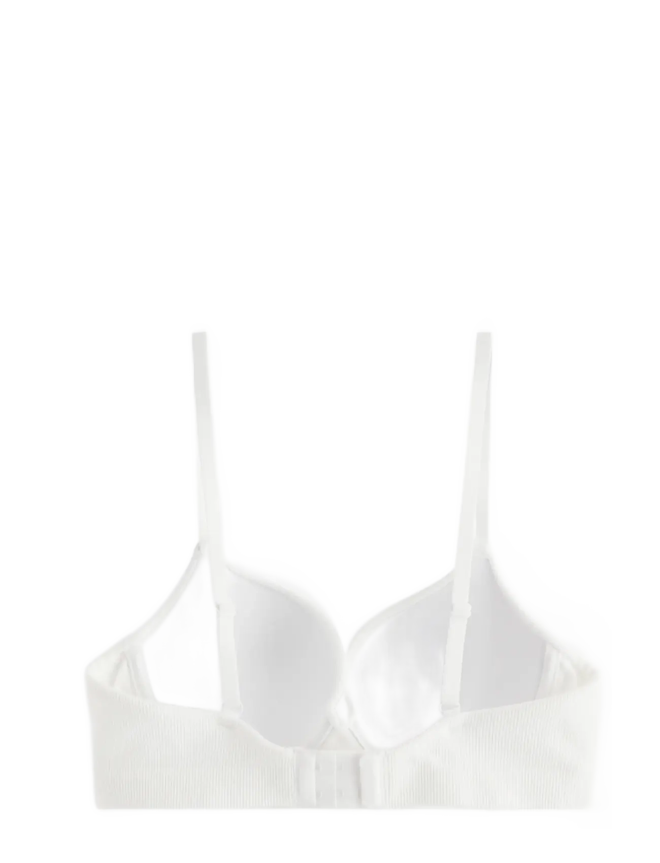 Lindex - Bra Malva seamless rib - push-up bh:ar - white - 2