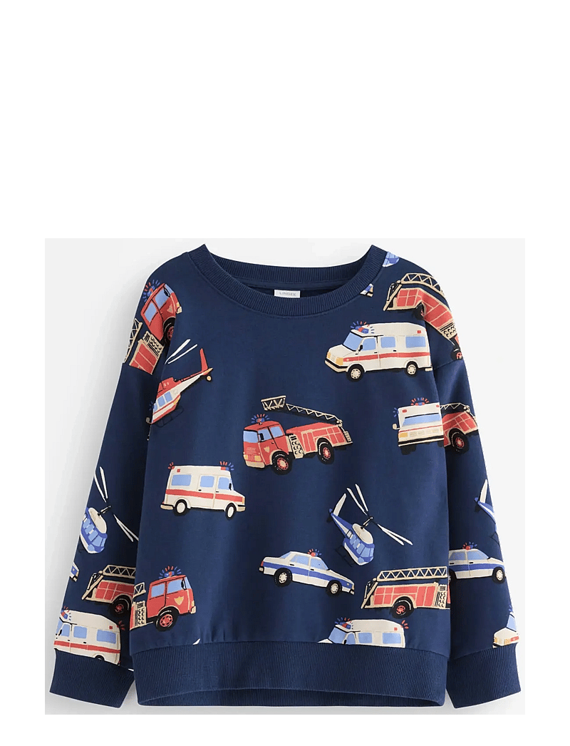 Lindex - Sweatshirt with brushed inside - sweatshirts - dark blue - 1