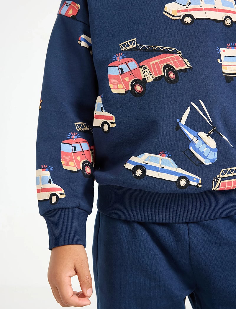 Lindex - Sweatshirt with brushed inside - sweatshirts - dark blue - 4