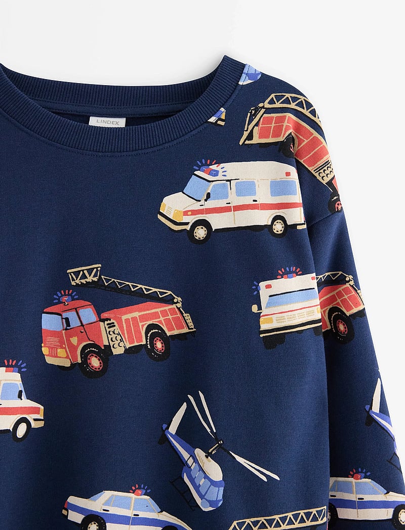 Lindex - Sweatshirt with brushed inside - sweatshirts - dark blue - 5