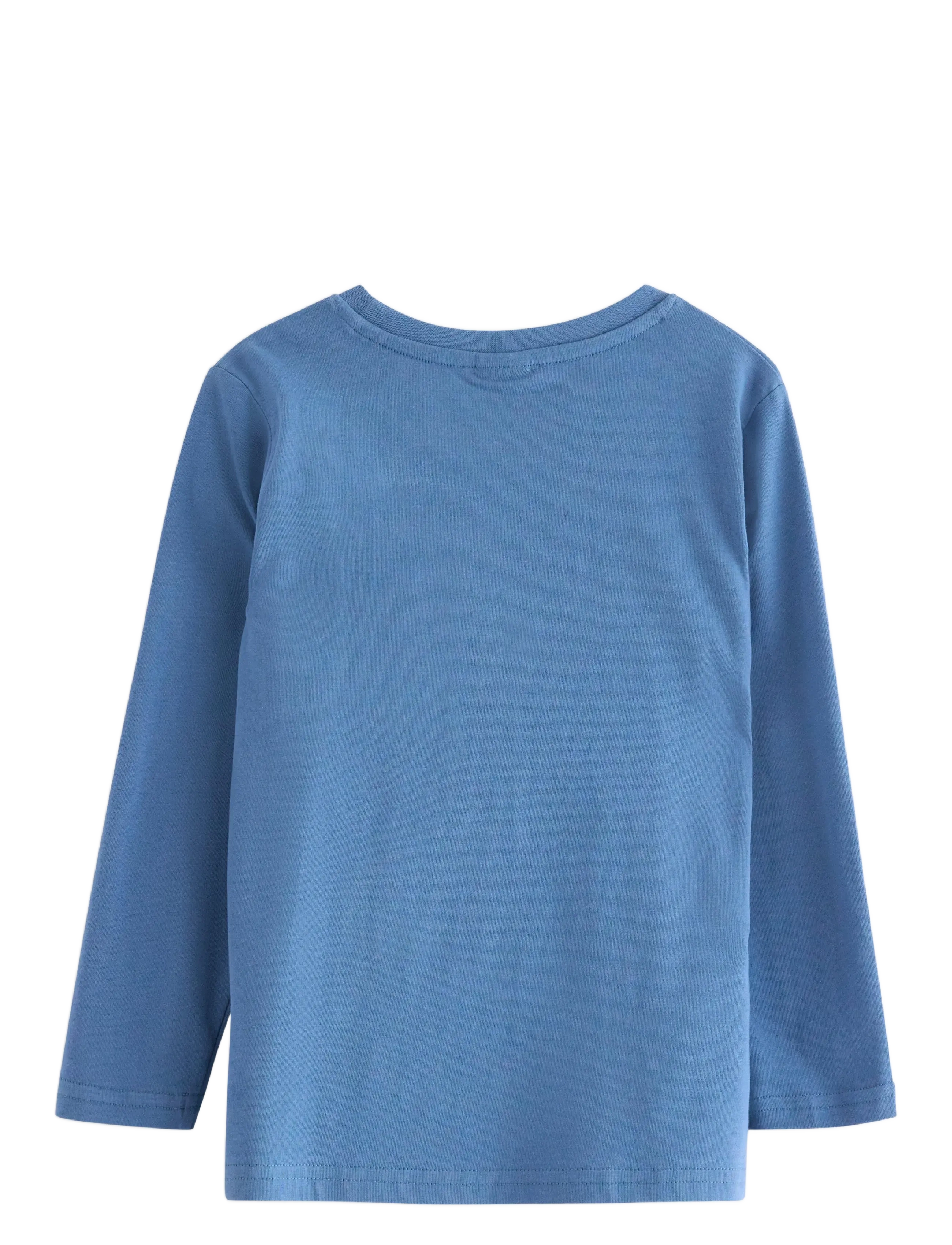 Lindex - Top LS SOS Police Sequin - long-sleeved t-shirts - light dusty blue - 2