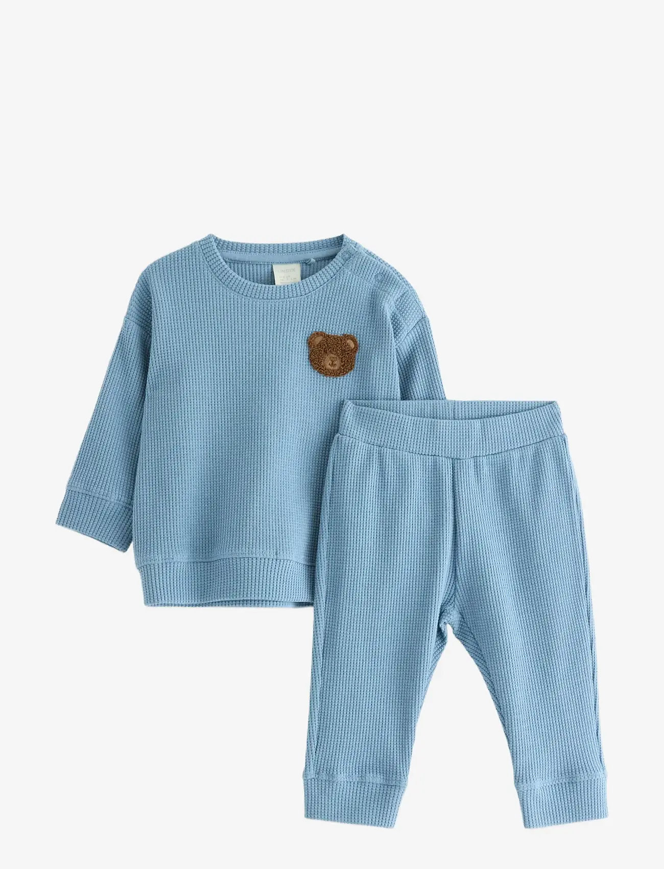 Lindex - Set - sweatshirt and trousers - joggingsæt - lt dusty blue - 0