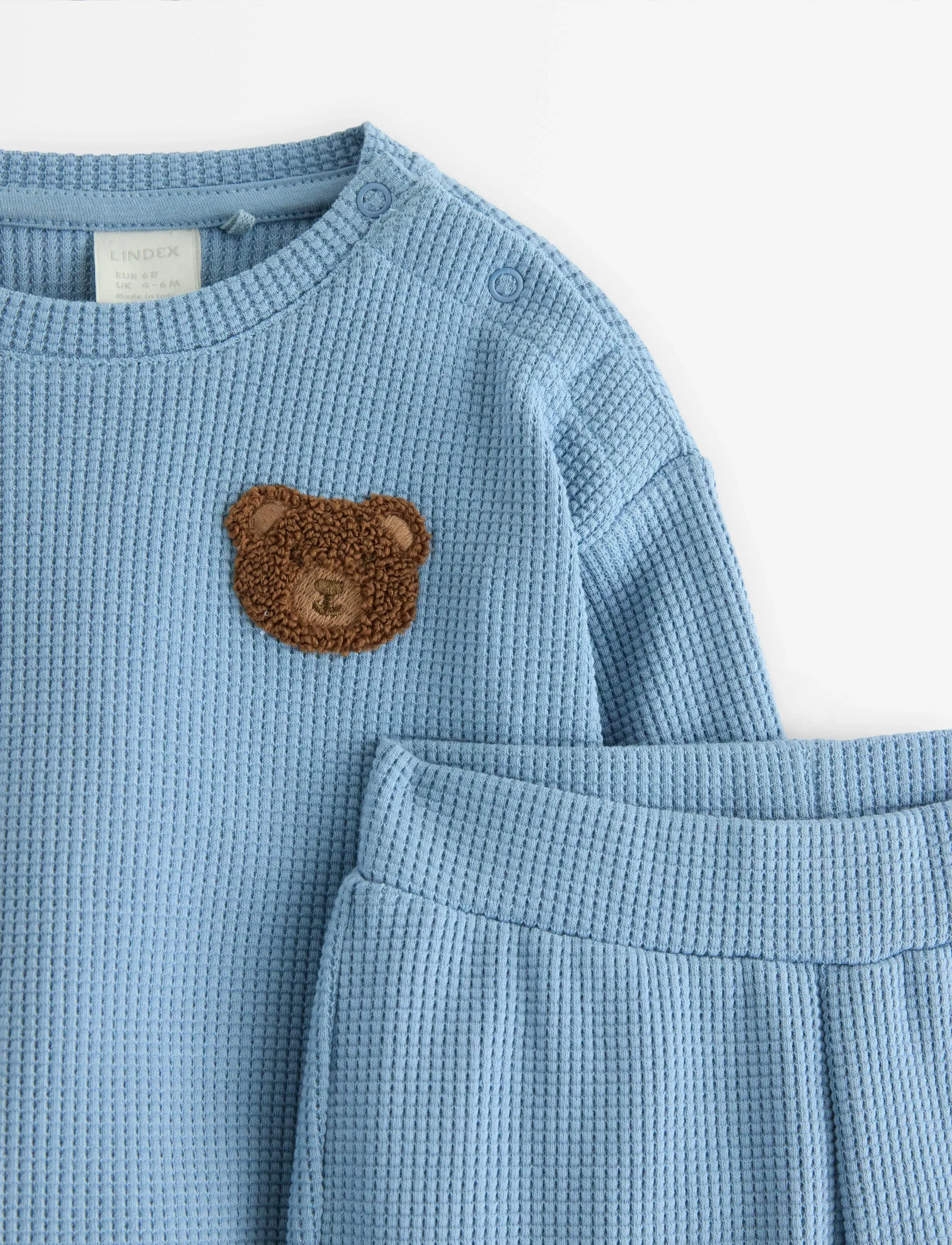 Lindex - Set - sweatshirt and trousers - sportanzüge - lt dusty blue - 2