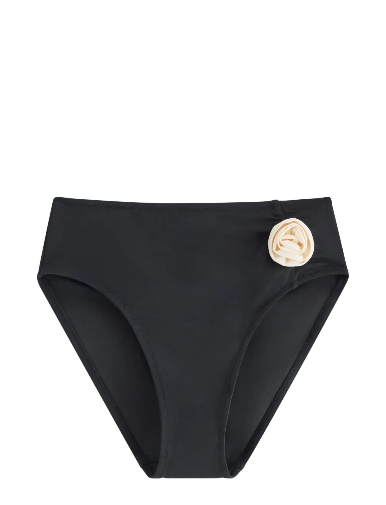 LINDEX Bikini Bottom With High Waist Schwarz - M - Damen