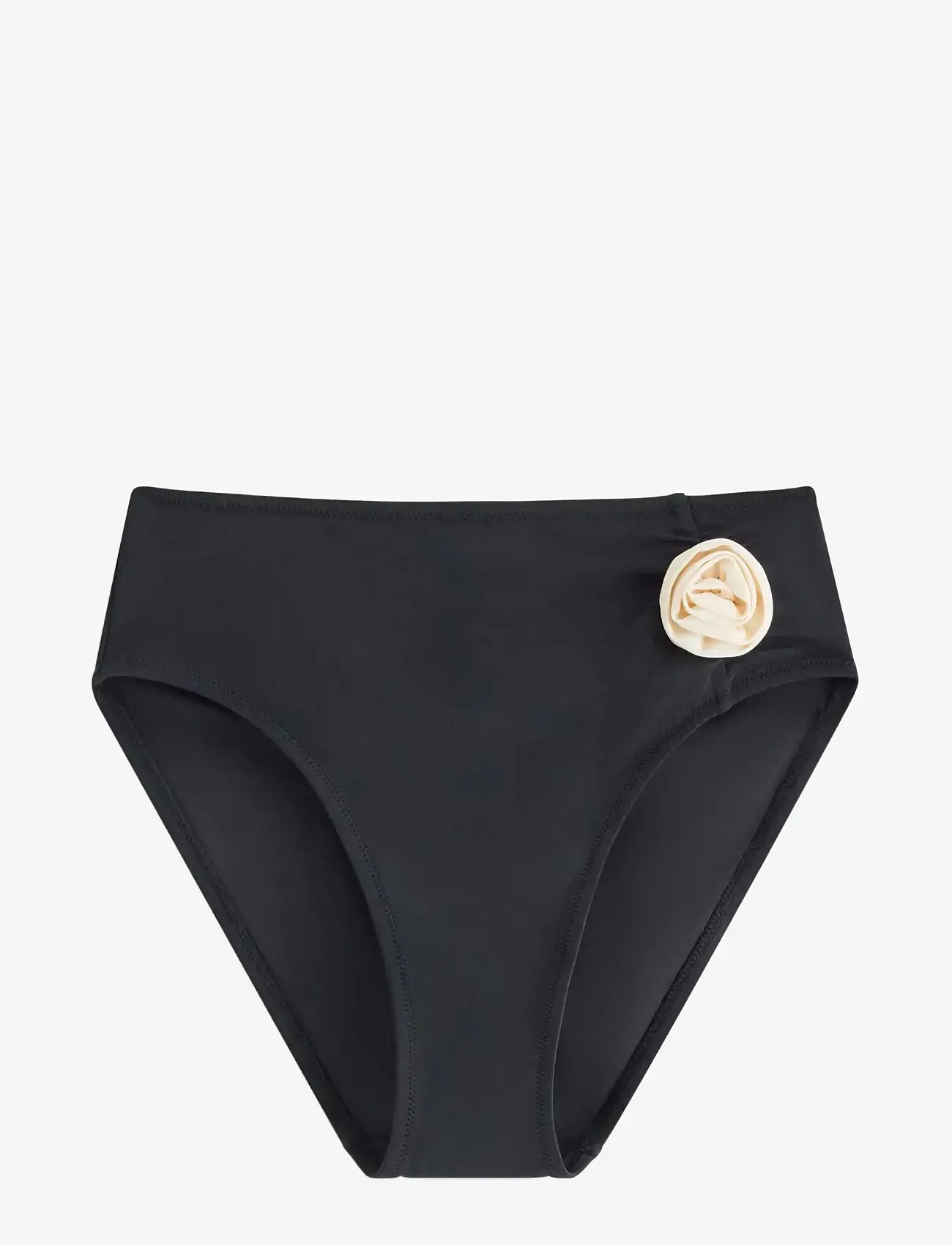 Lindex - Bikini bottom with high waist - højtaljede bikinitrusser - black - 1
