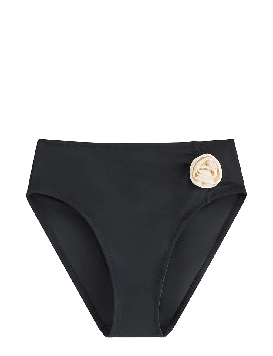 Lindex - Bikini bottom with high waist - bikinio kelnaitės aukštu liemeniu - black - 1