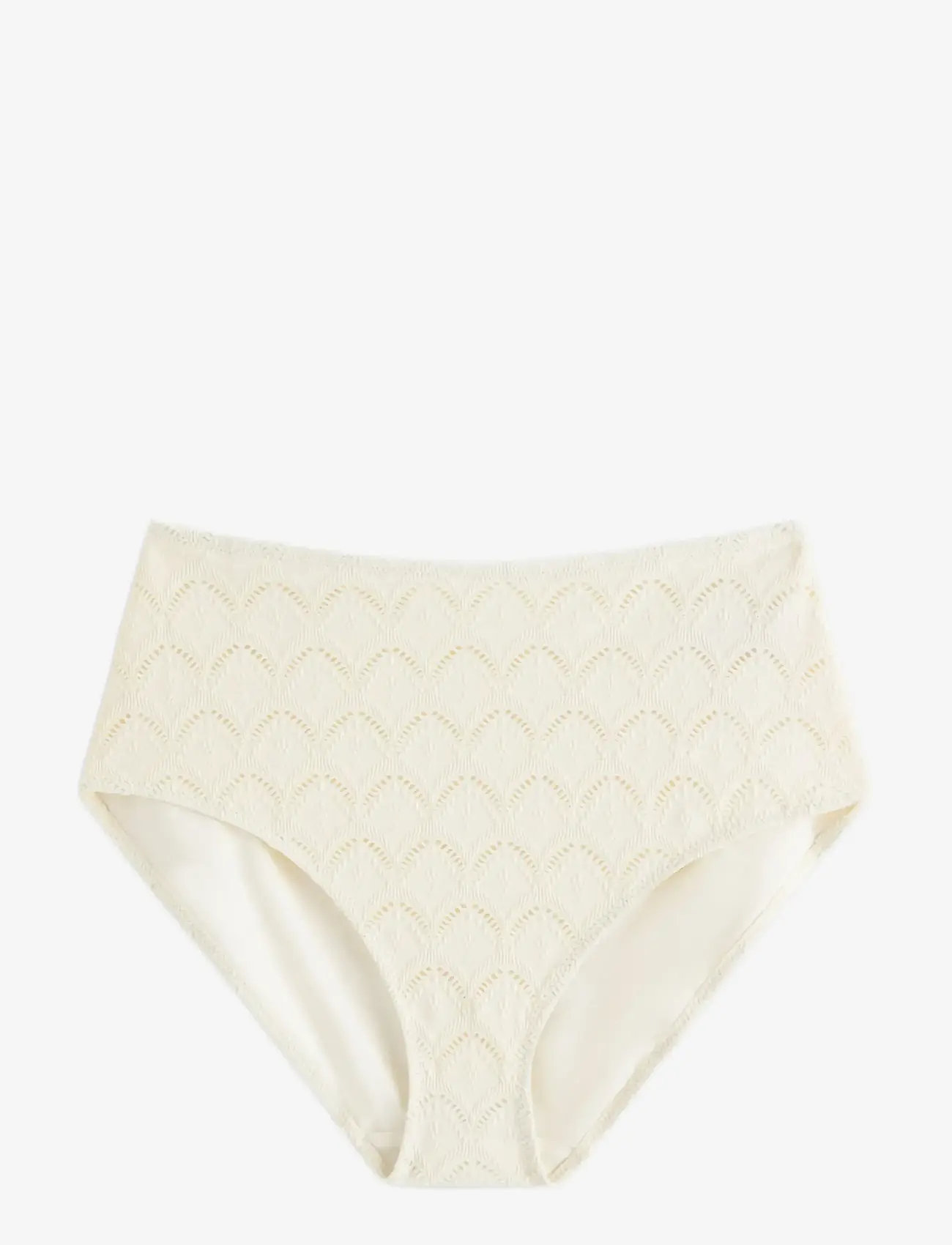 Lindex - Bikini bottom with high waist - bikinihosen mit hoher taille - light white - 1