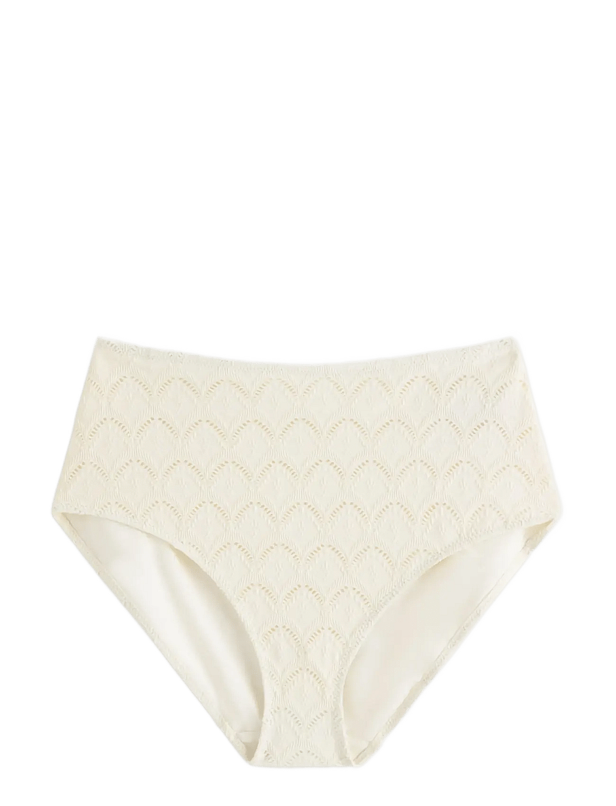 Lindex - Bikini bottom with high waist - bikini z wysokim stanem - light white - 1