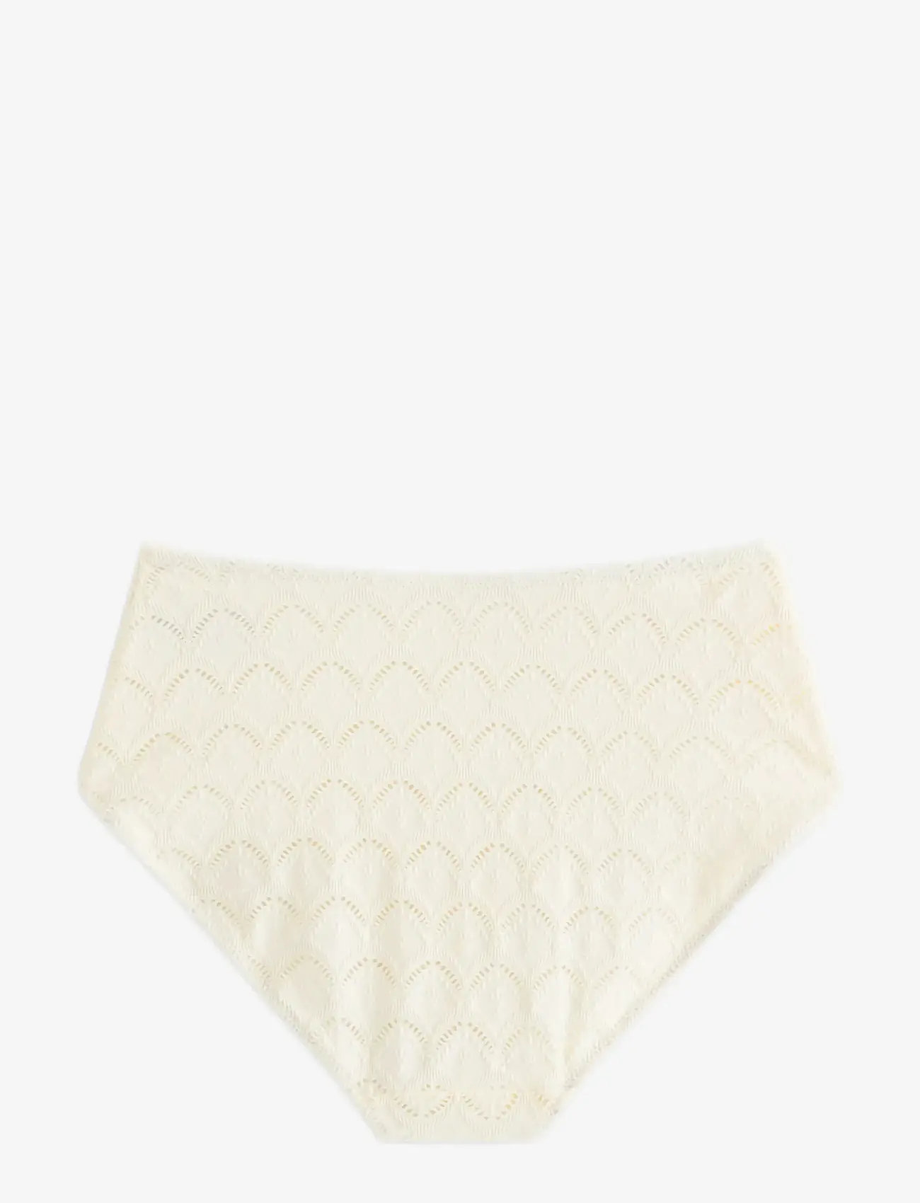 Lindex - Bikini bottom with high waist - bikinihosen mit hoher taille - light white - 2