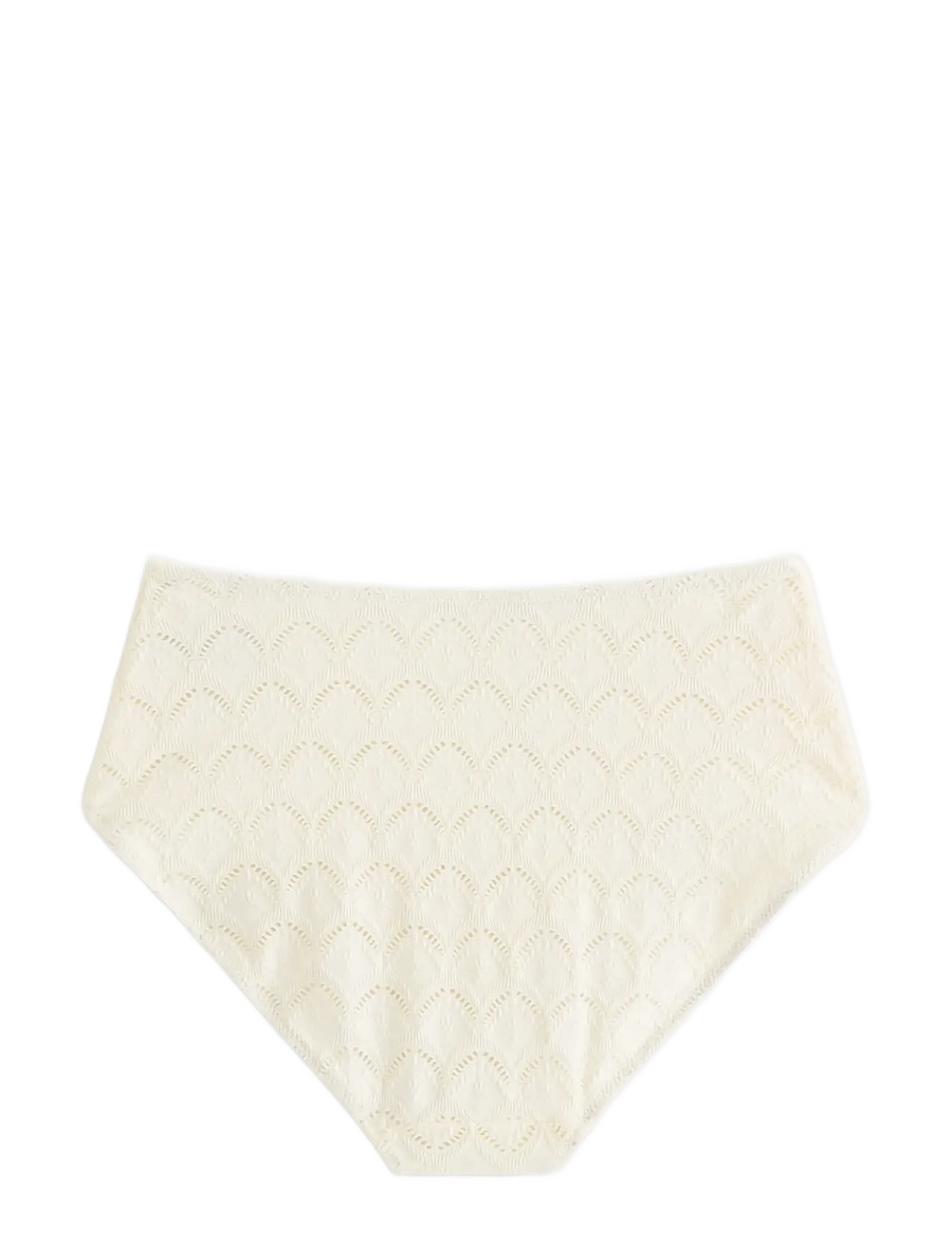 Lindex - Bikini bottom with high waist - bikini z wysokim stanem - light white - 2