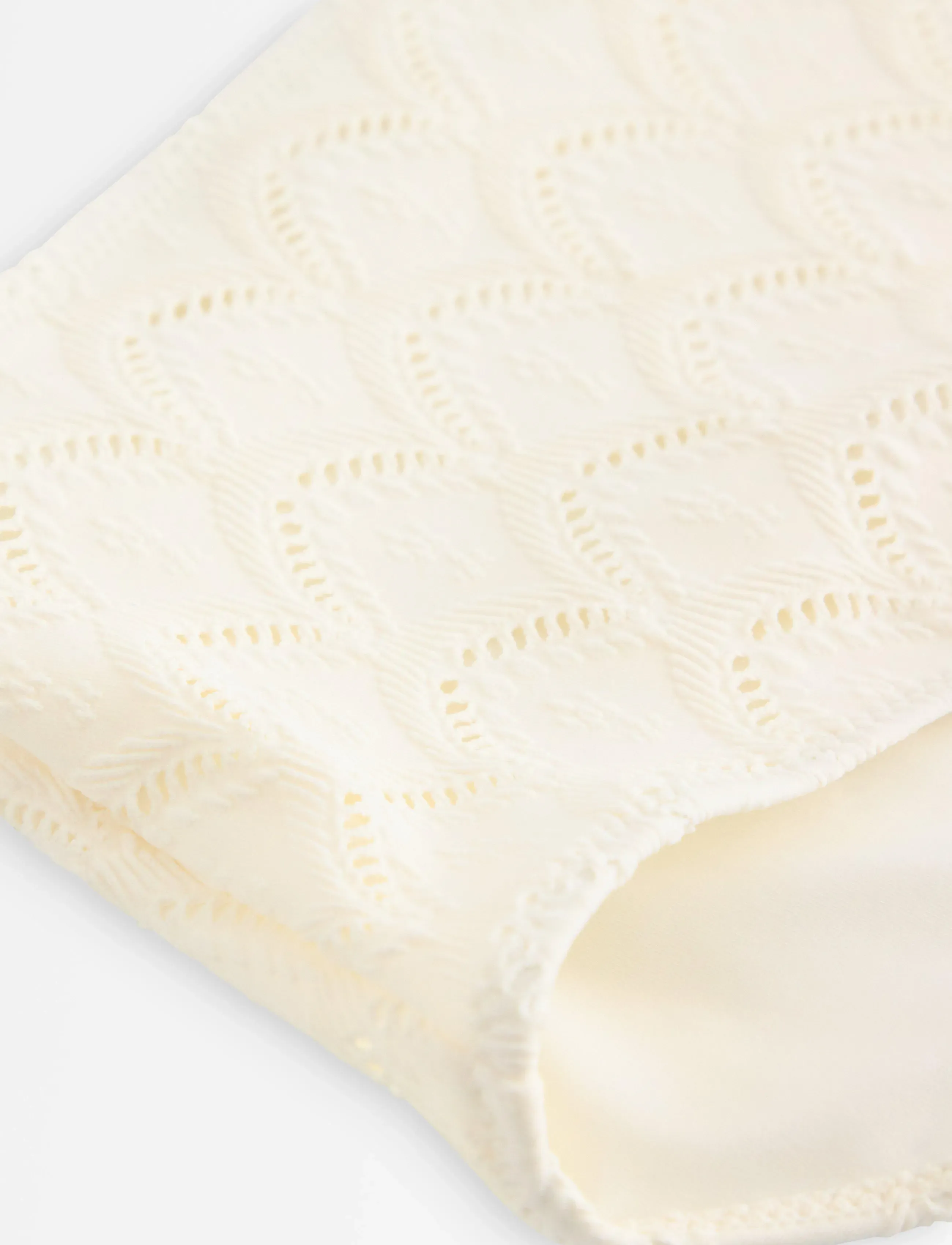 Lindex - Bikini bottom with high waist - kõrge pihaga bikiinid - light white - 5