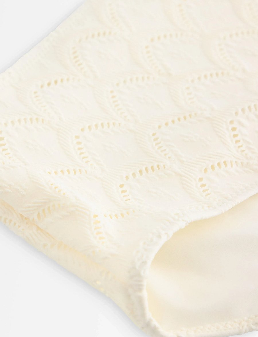 Lindex - Bikini bottom with high waist - bikini z wysokim stanem - light white - 5