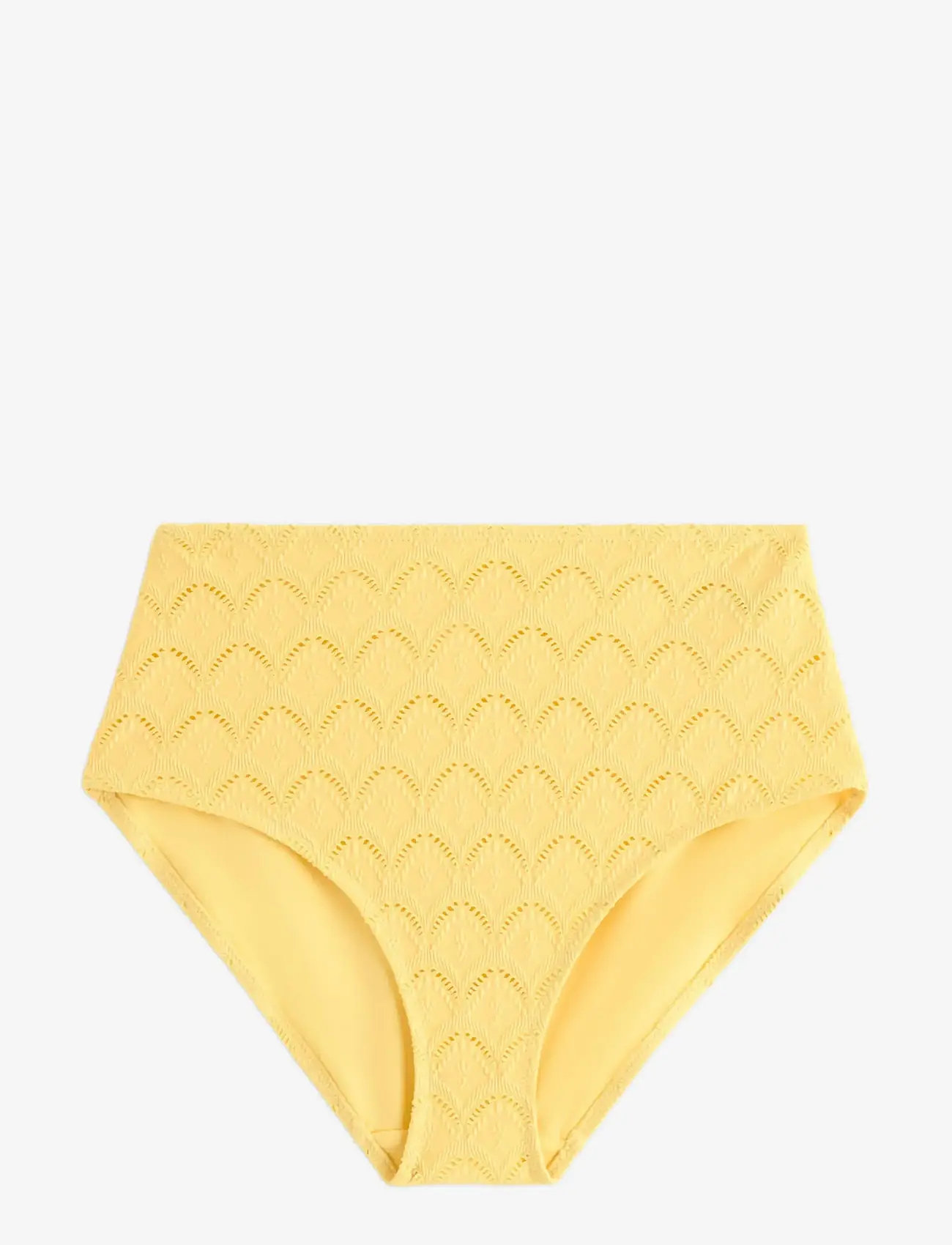 Lindex - Bikini bottom with high waist - bikinihosen mit hoher taille - light yellow - 1