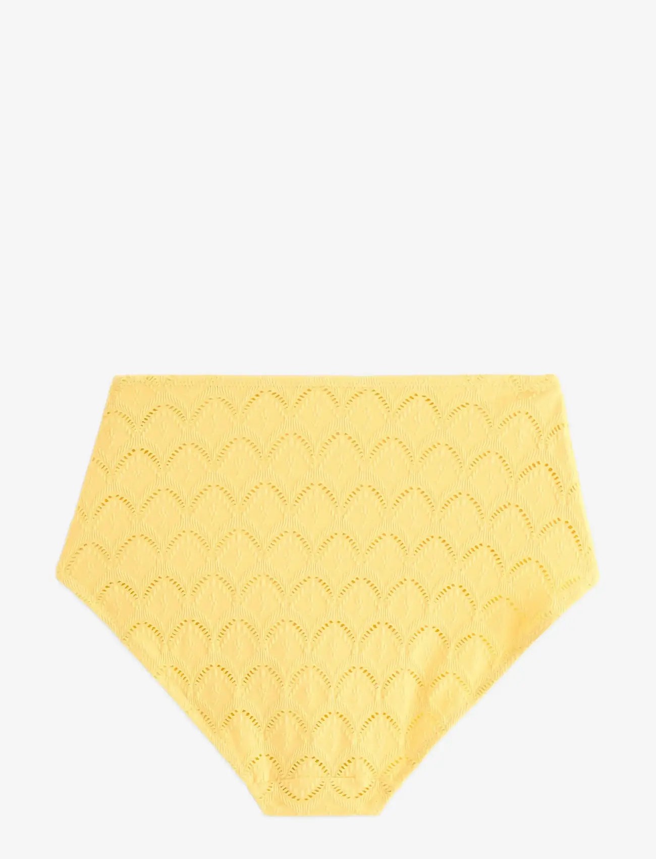 Lindex - Bikini bottom with high waist - bikinihosen mit hoher taille - light yellow - 2