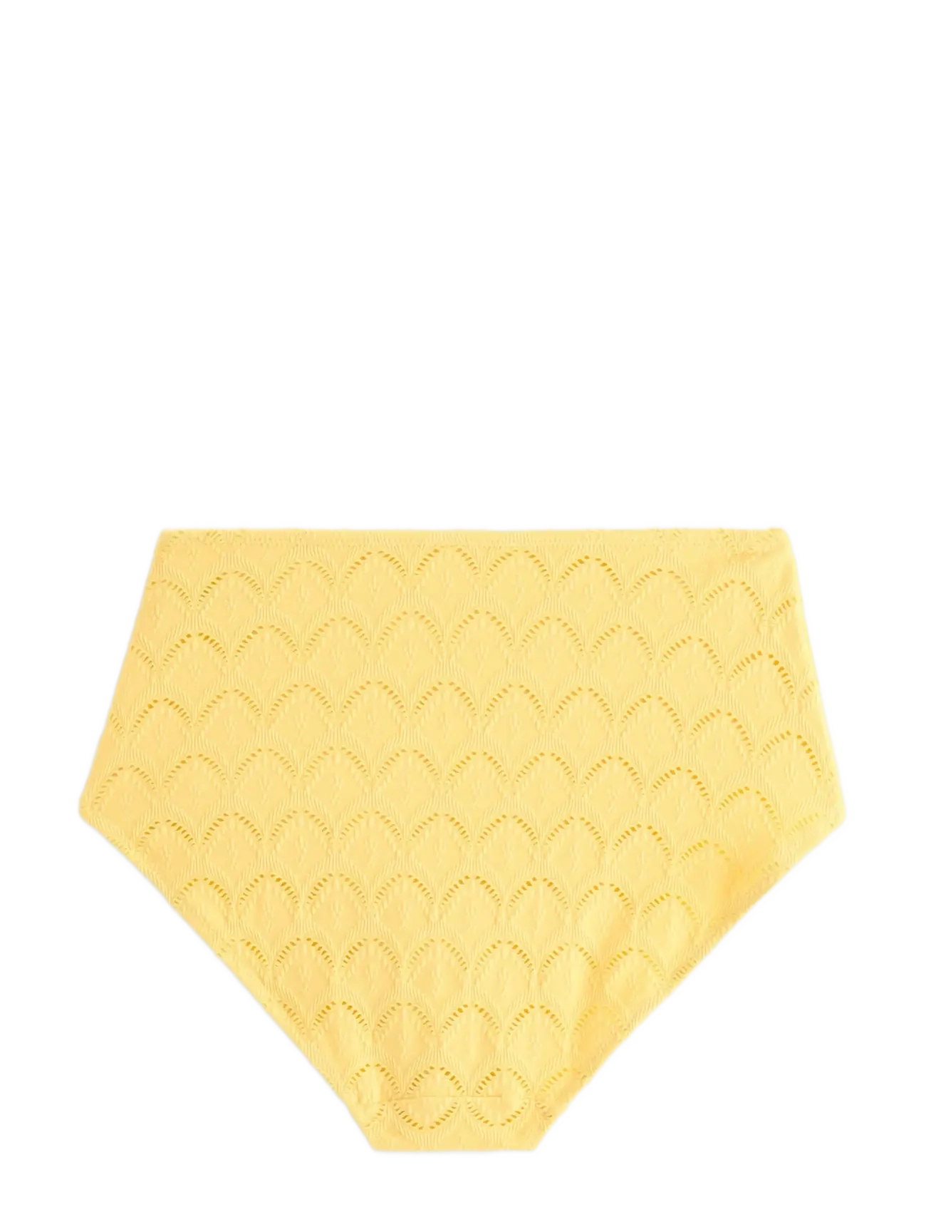 Lindex - Bikini bottom with high waist - bikinihosen mit hoher taille - light yellow - 2