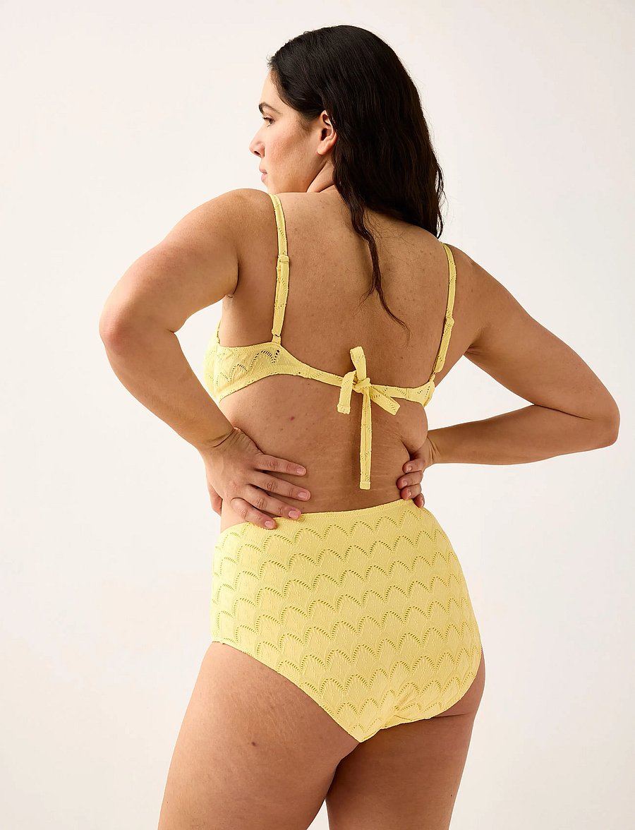 Lindex - Bikini bottom with high waist - kõrge vöökohaga bikiinid - light yellow - 3