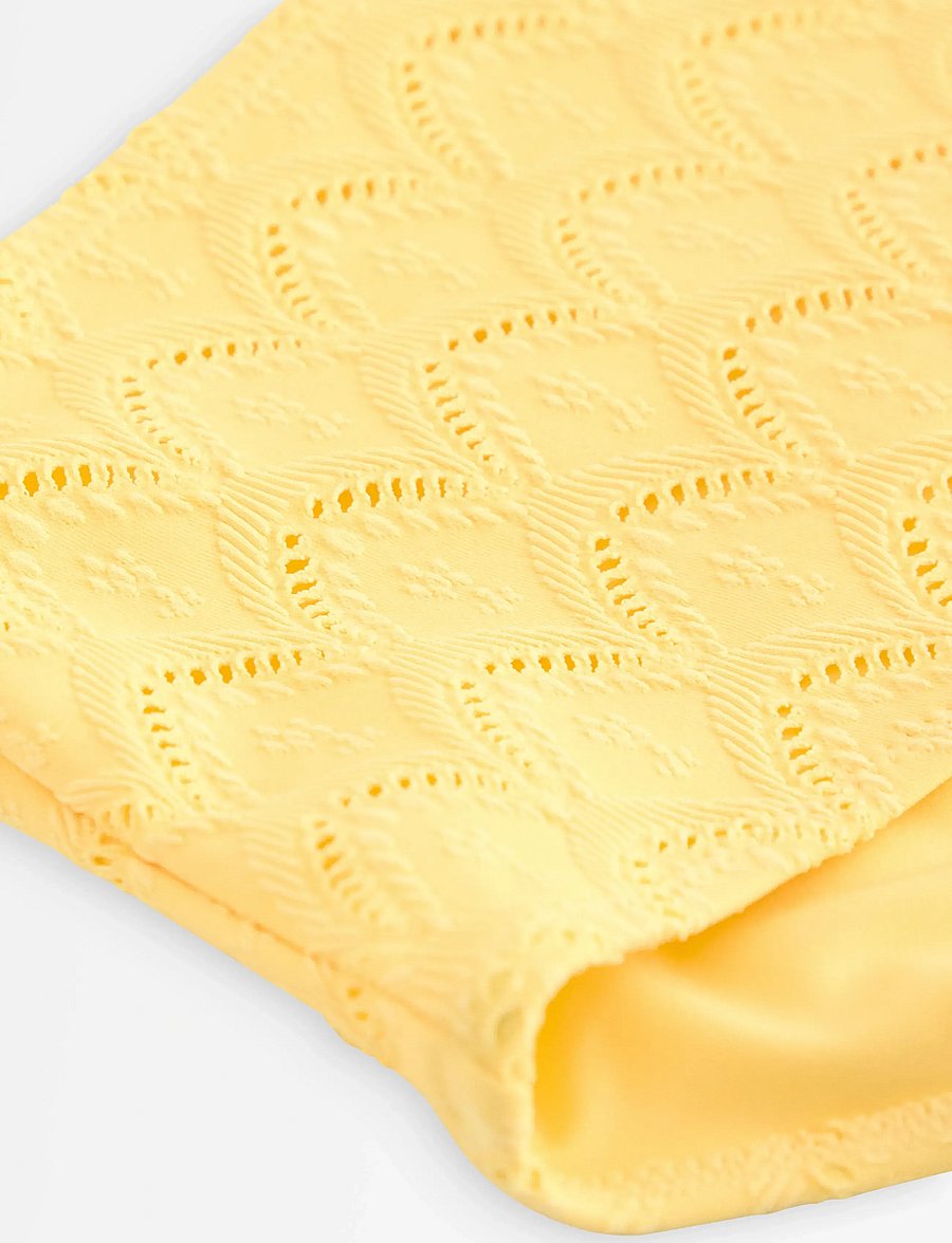 Lindex - Bikini bottom with high waist - kõrge vöökohaga bikiinid - light yellow - 5