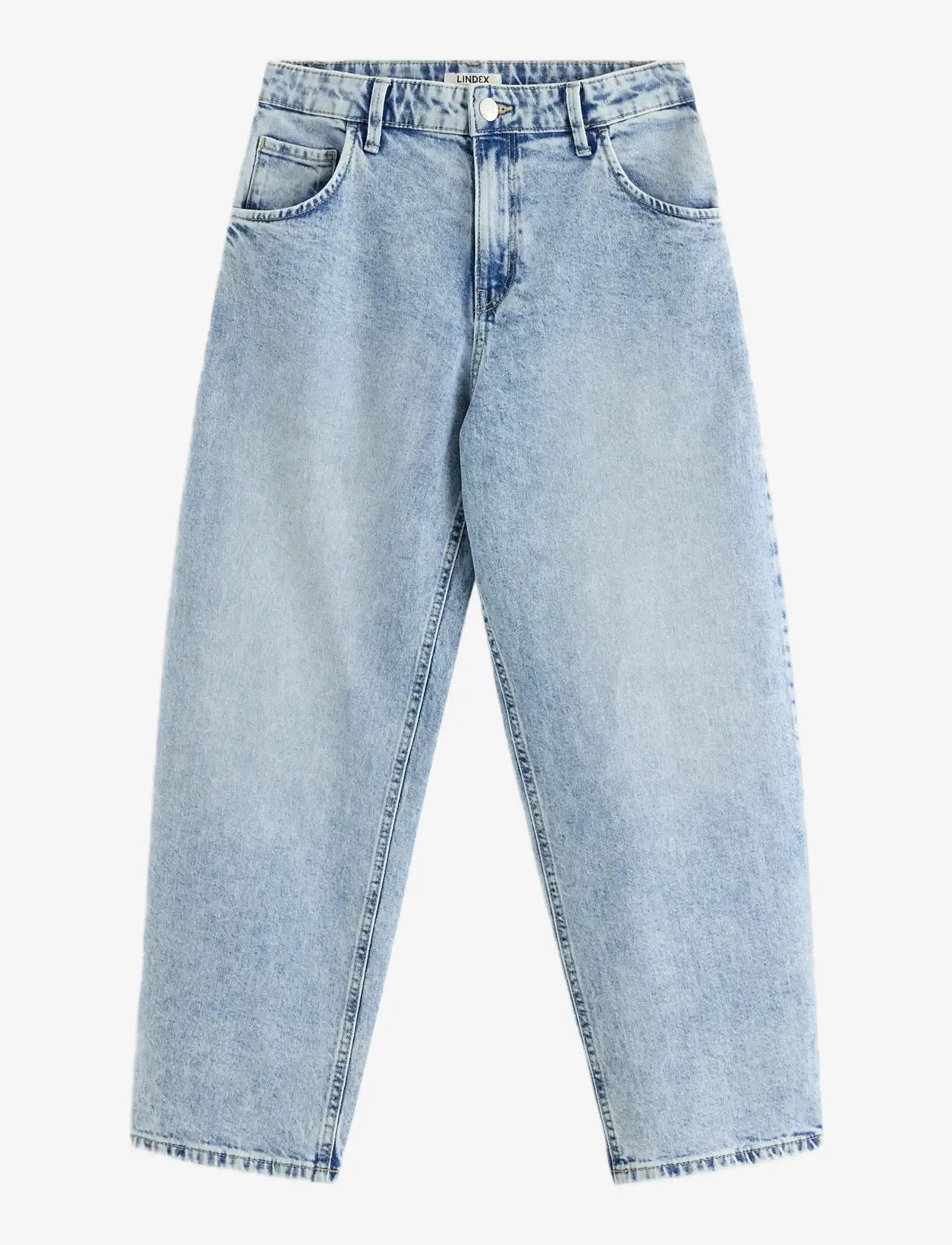 Lindex - Trousers denim barrel leg - loose jeans - light denim - 1