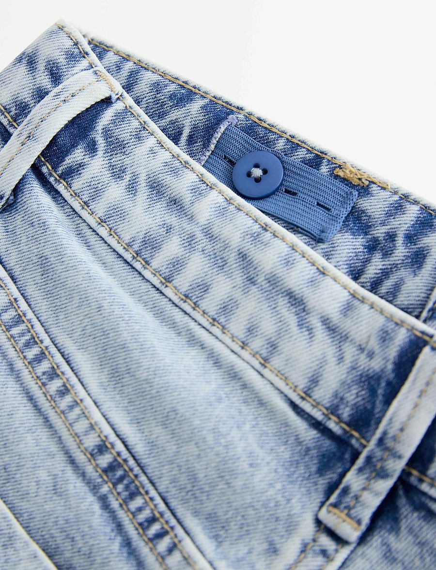 Lindex - Trousers denim barrel leg - loose jeans - light denim - 5