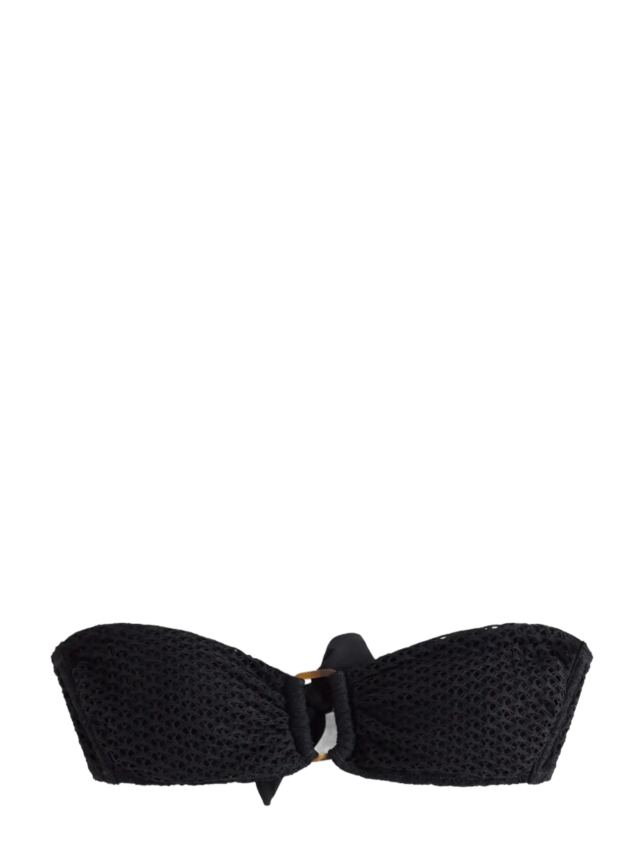 LINDEX Bandeau Bikini Oberteil Schwarz - L - Damen