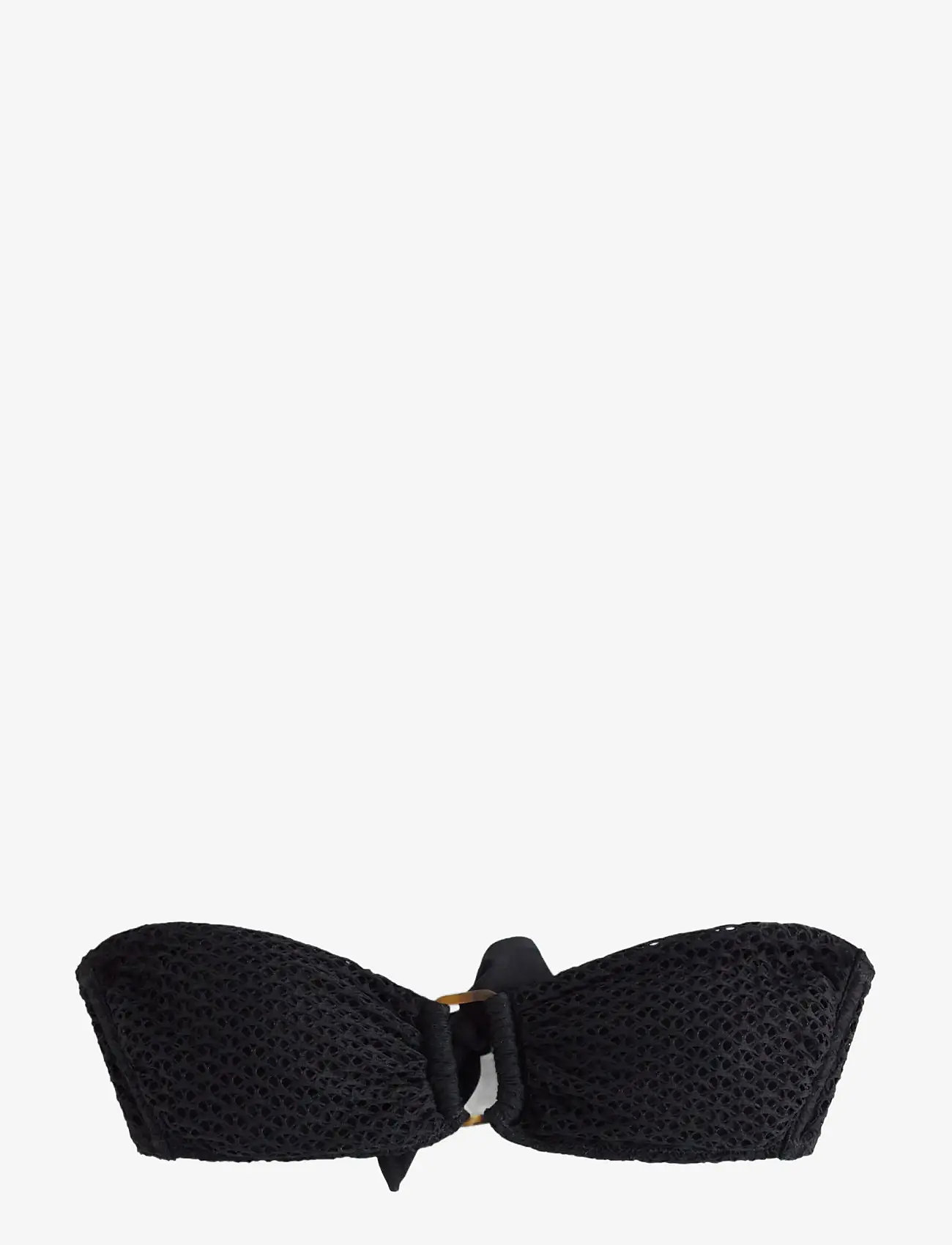 Lindex - Bandeau bikini top - bandeau-bikinis - black - 1