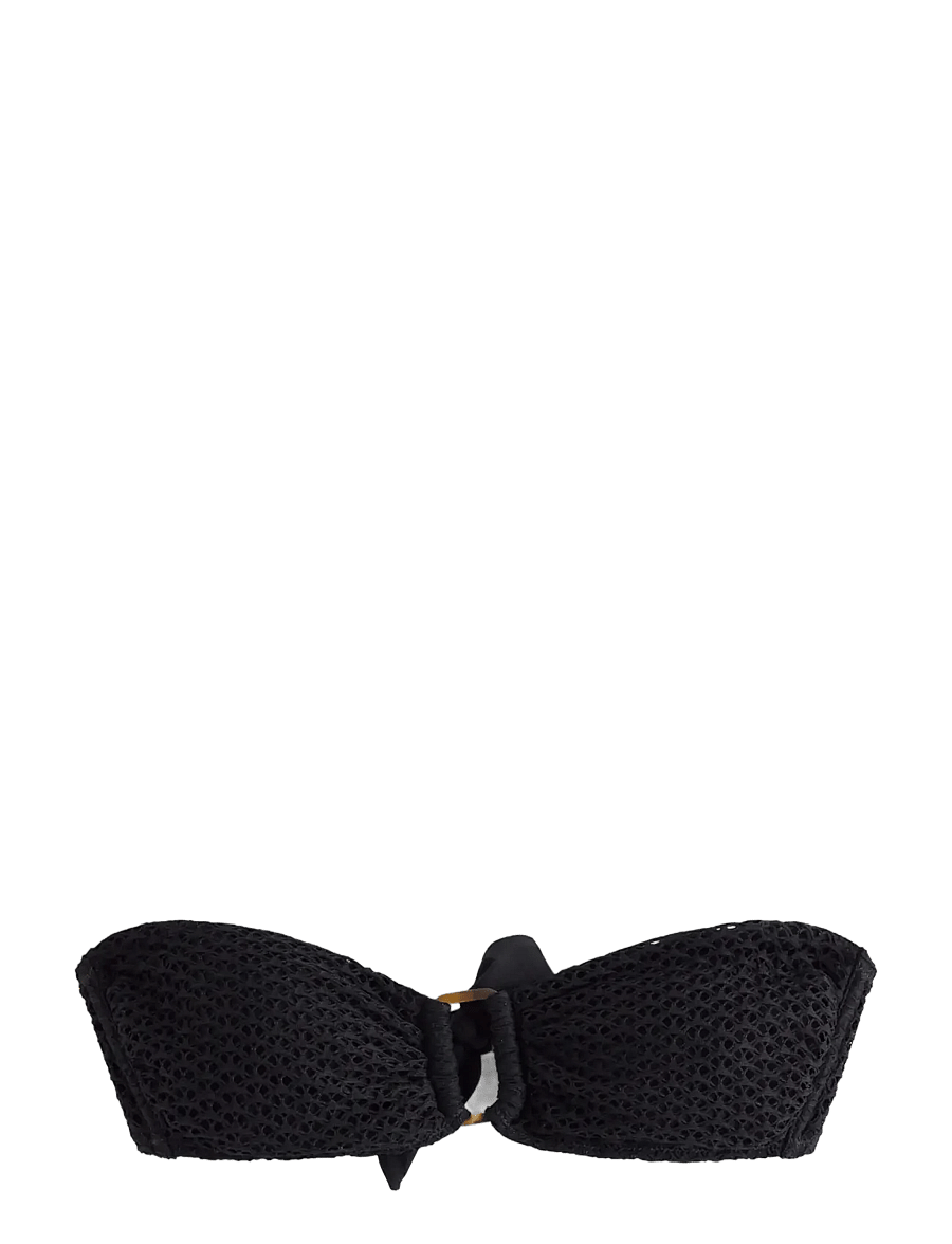 Lindex - Bandeau bikini top - bandeau-bikini-oberteile - black - 1