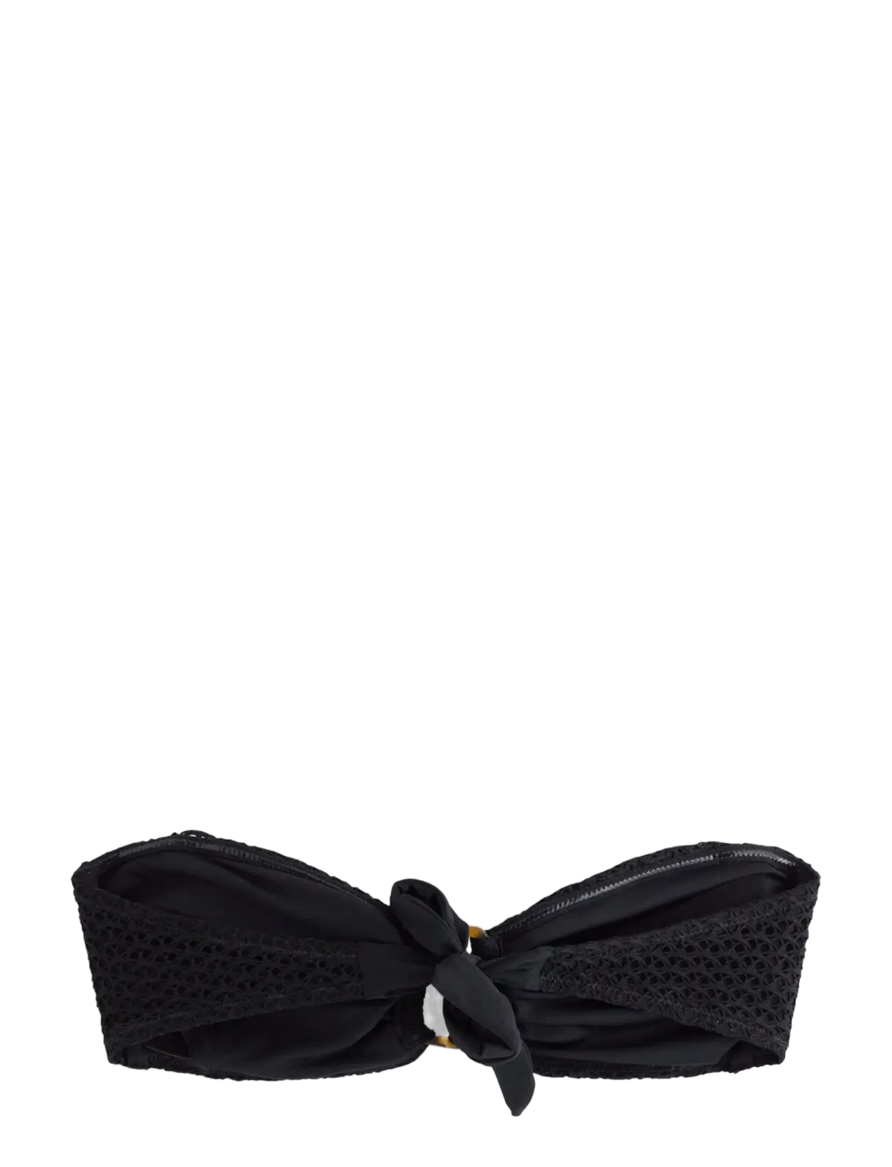 Lindex - Bandeau bikini top - bandeau bikini - black - 2
