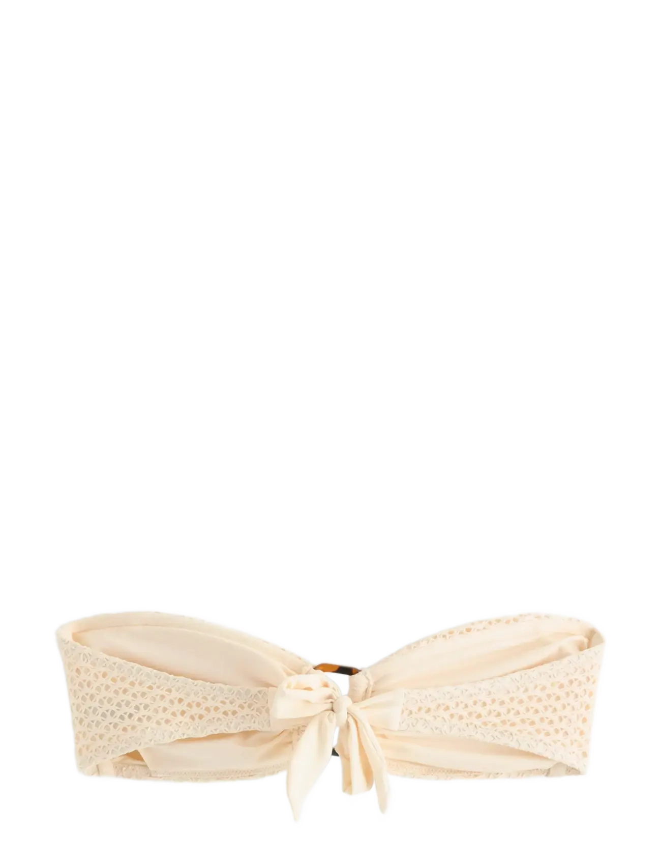 Lindex - Bandeau bikini top - bandeau bikini - white - 2