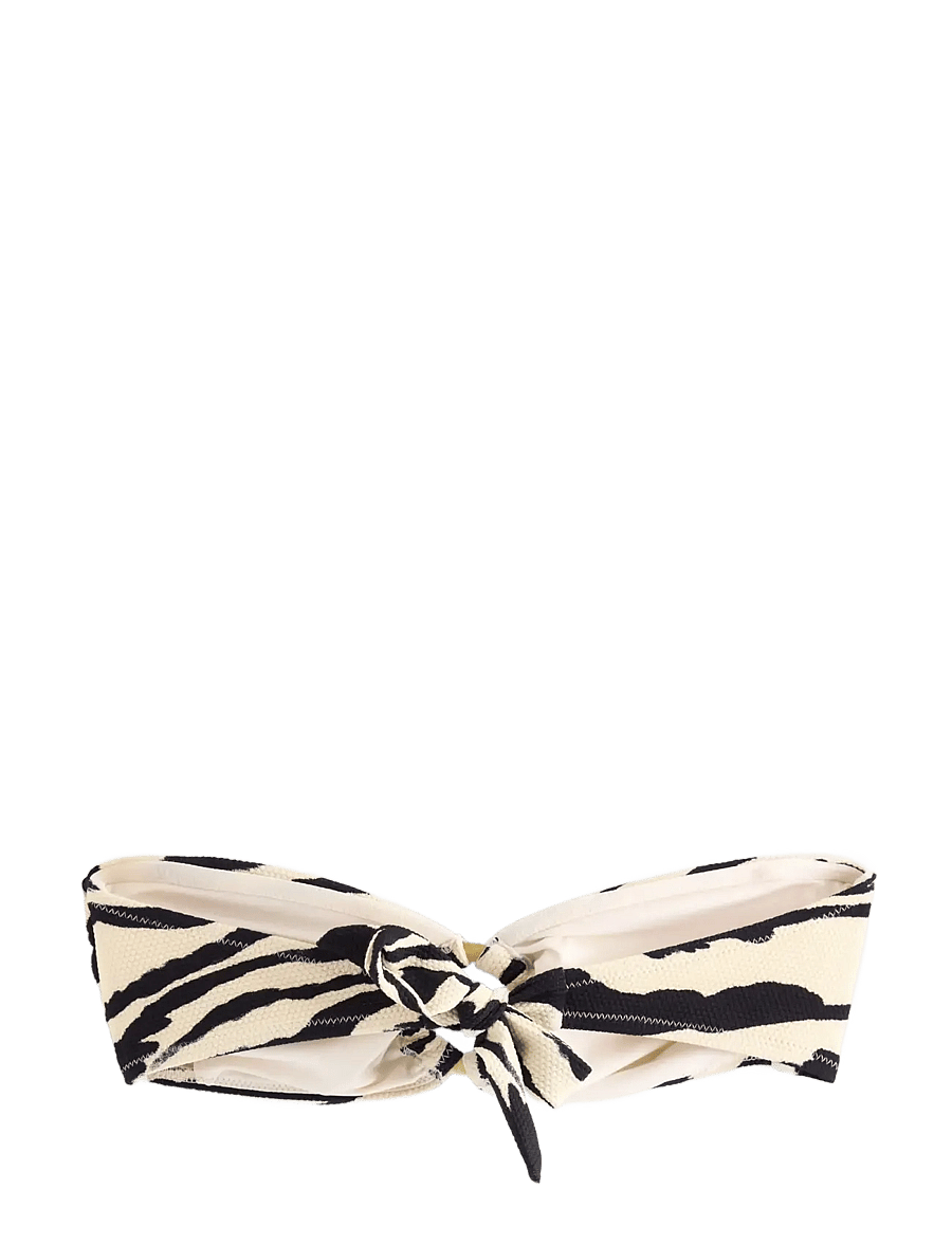 Lindex - Bandeau bandeau bikini top - bandeau-bikinis - dusty white - 2