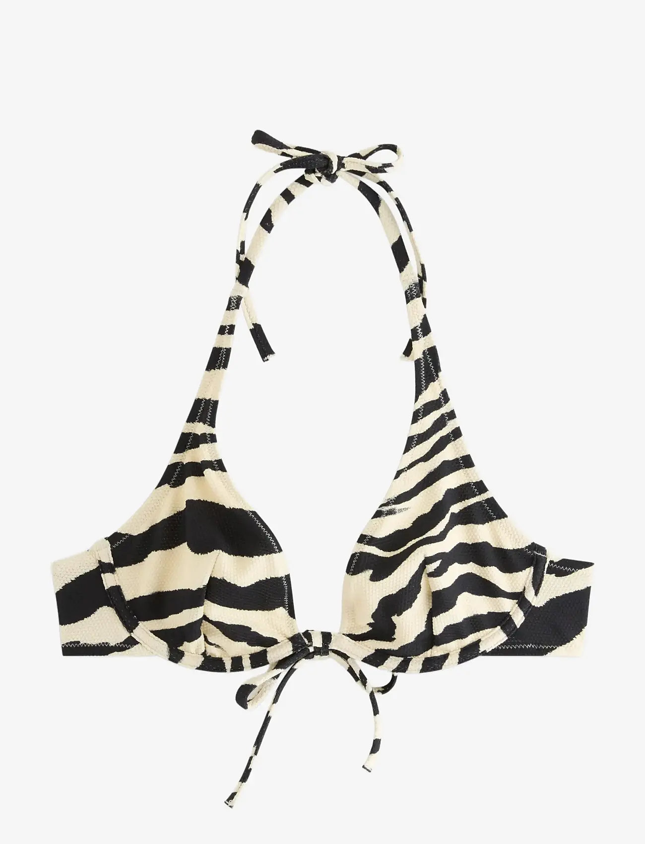 Lindex - Unpadded bikini bra with underwire - bikinitoppe med bøjle - dusty white - 1